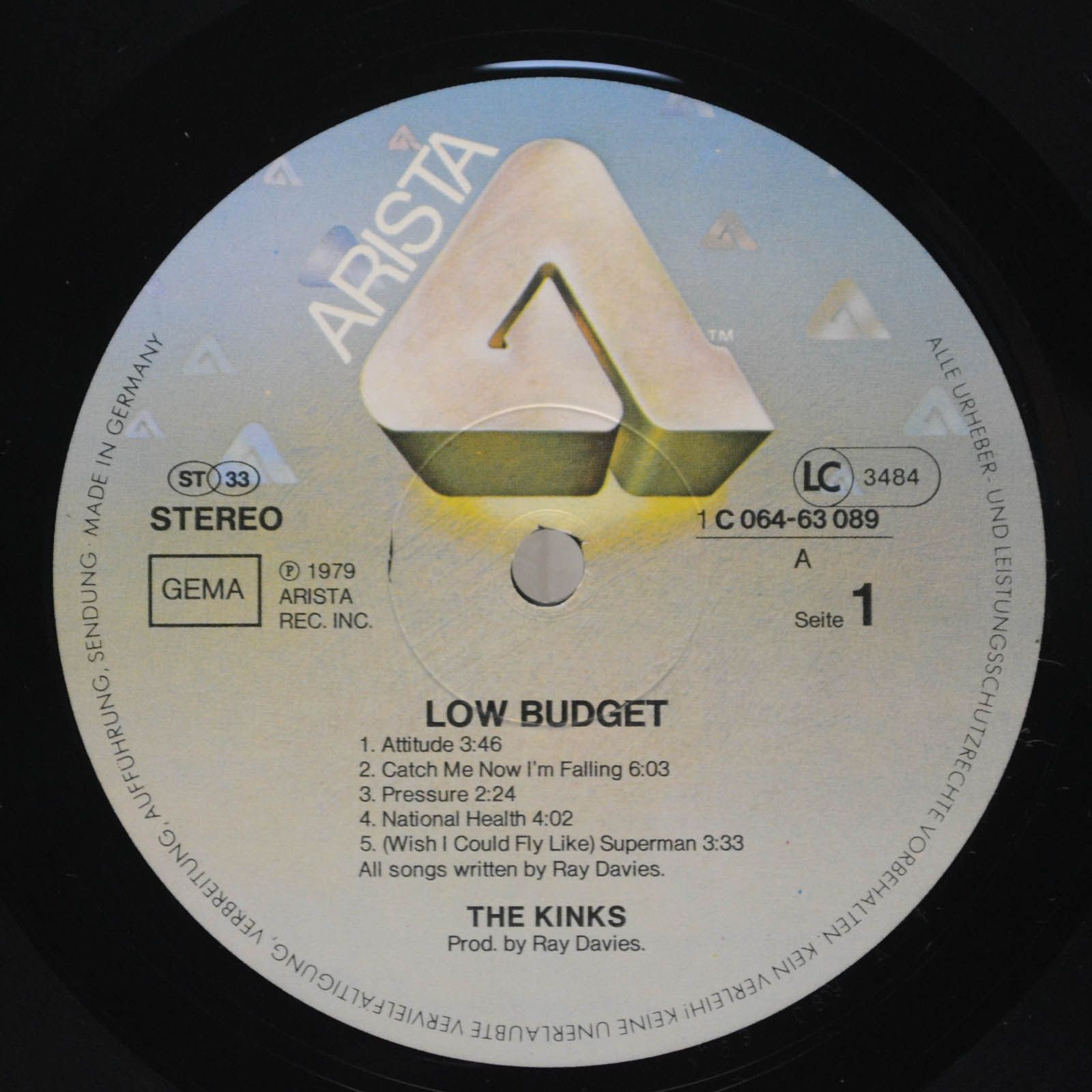 Kinks — Low Budget, 1979