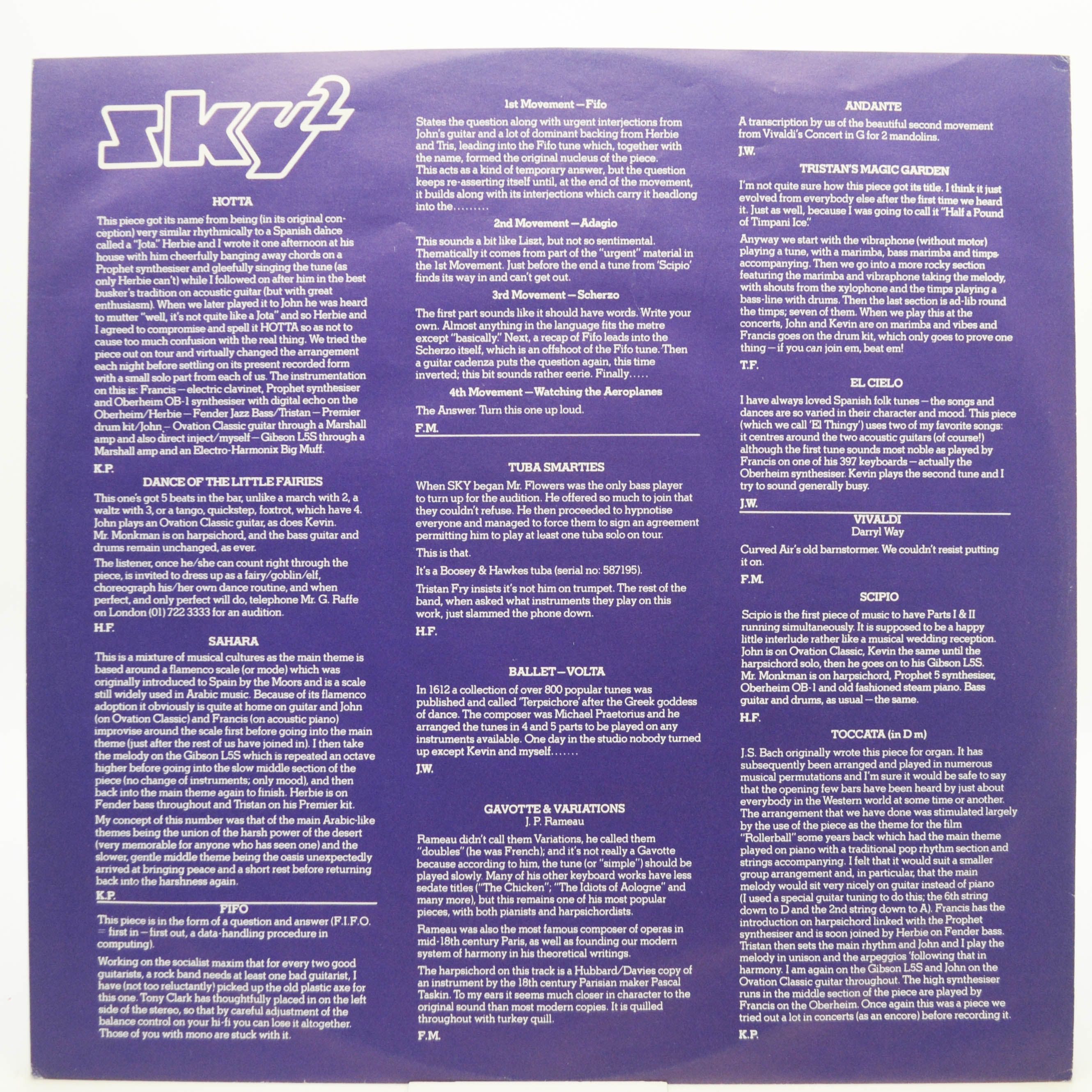 Sky — Sky 2 (2LP), 1980