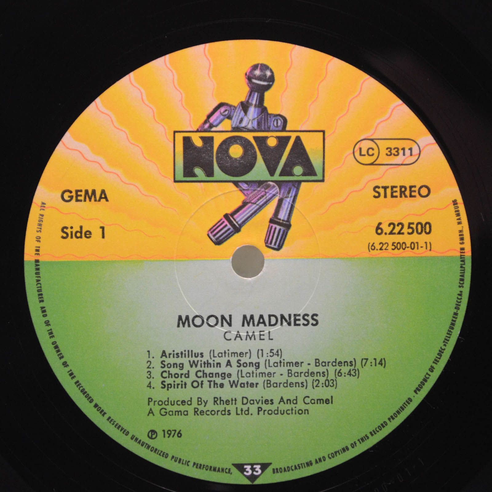 Camel — Moonmadness (poster), 1976