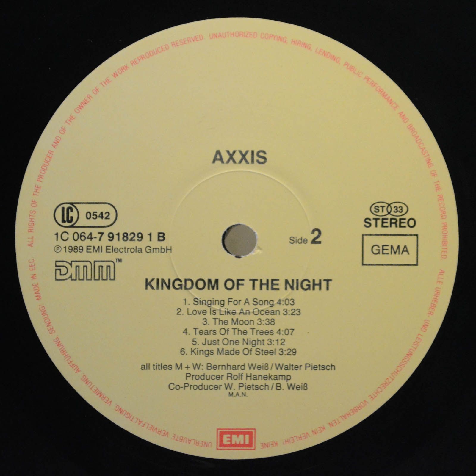 Axxis — Kingdom Of The Night, 1989