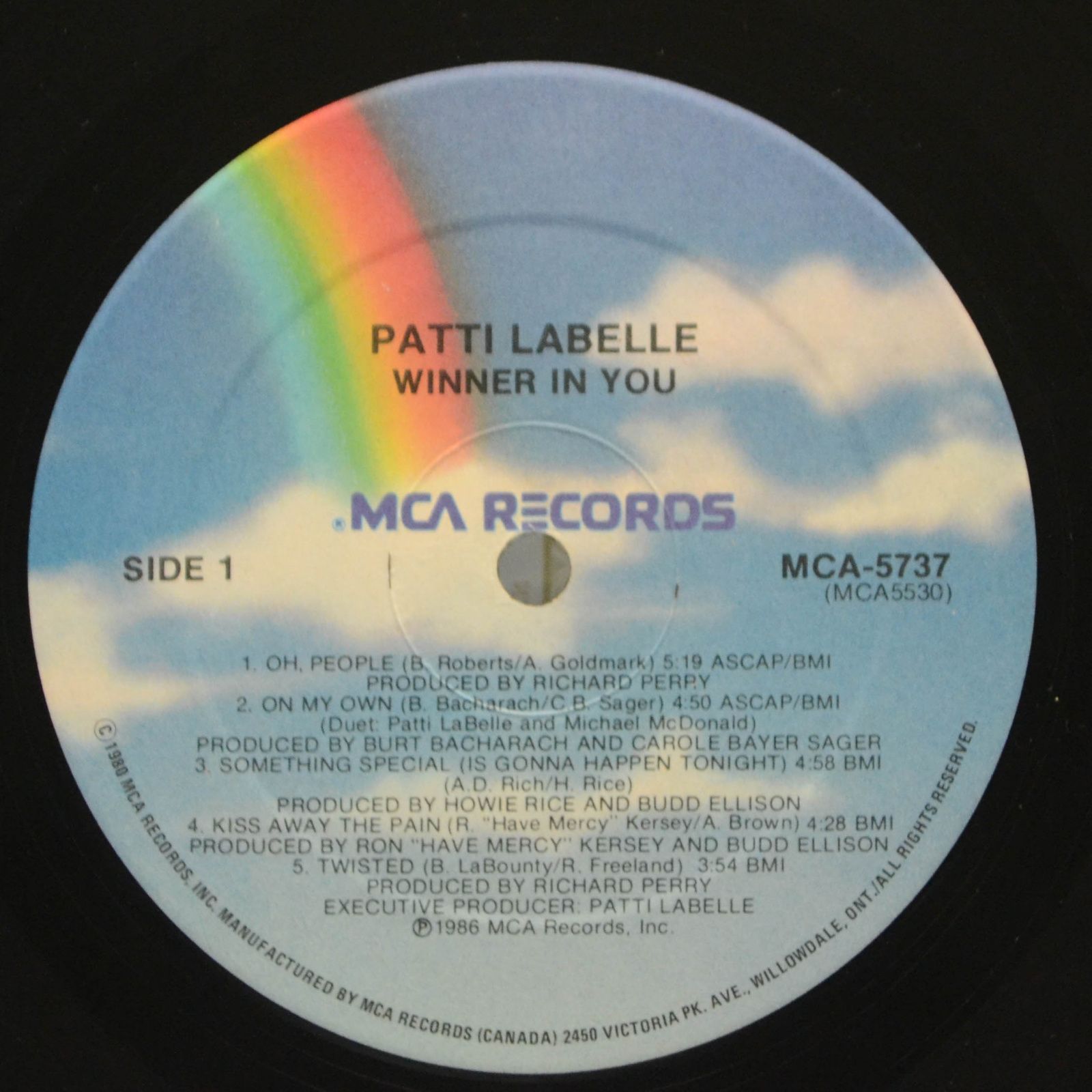 Patti LaBelle — Winner In You, 1986