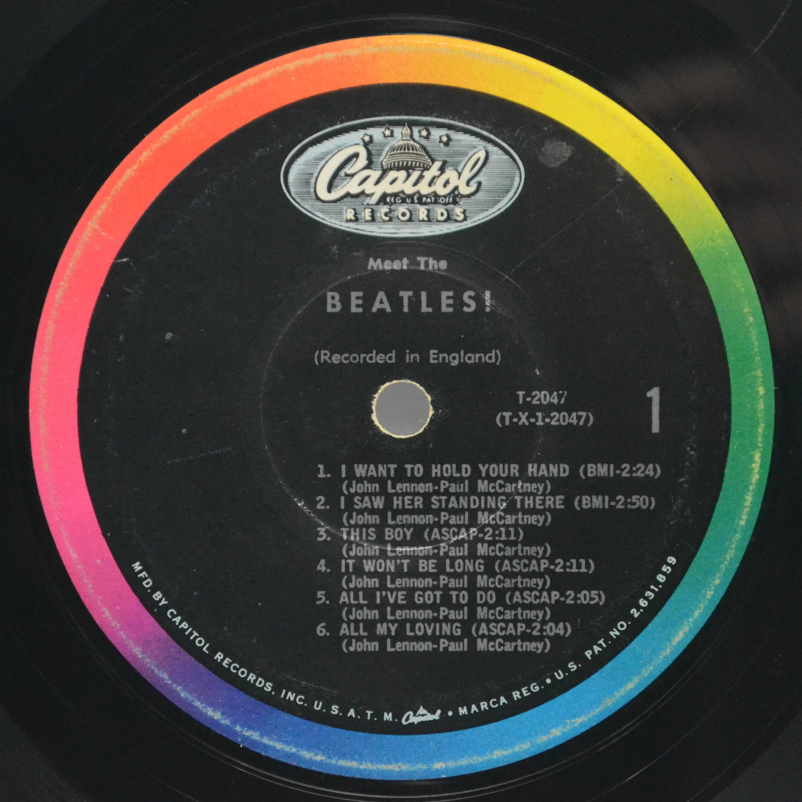 Beatles — Meet The Beatles! (USA), 1964