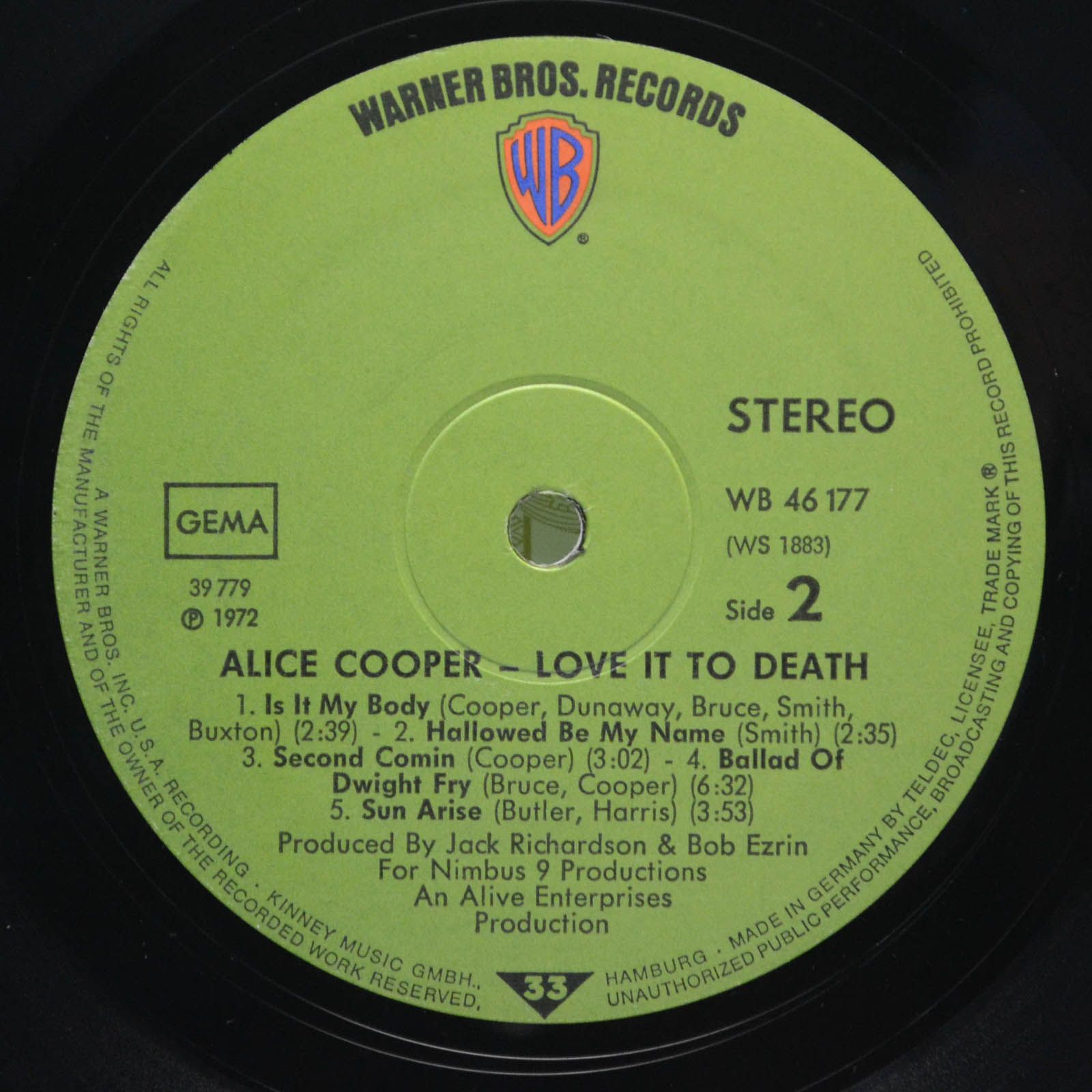 Alice Cooper — Love It To Death, 1971
