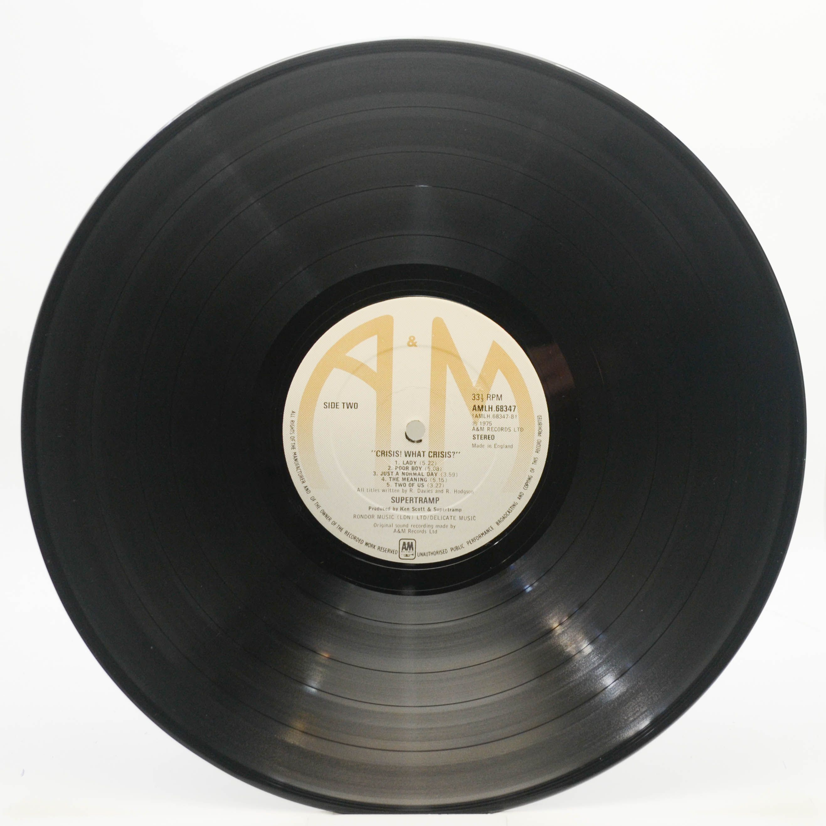 Supertramp — Crisis? What Crisis? (1-st, UK), 1975