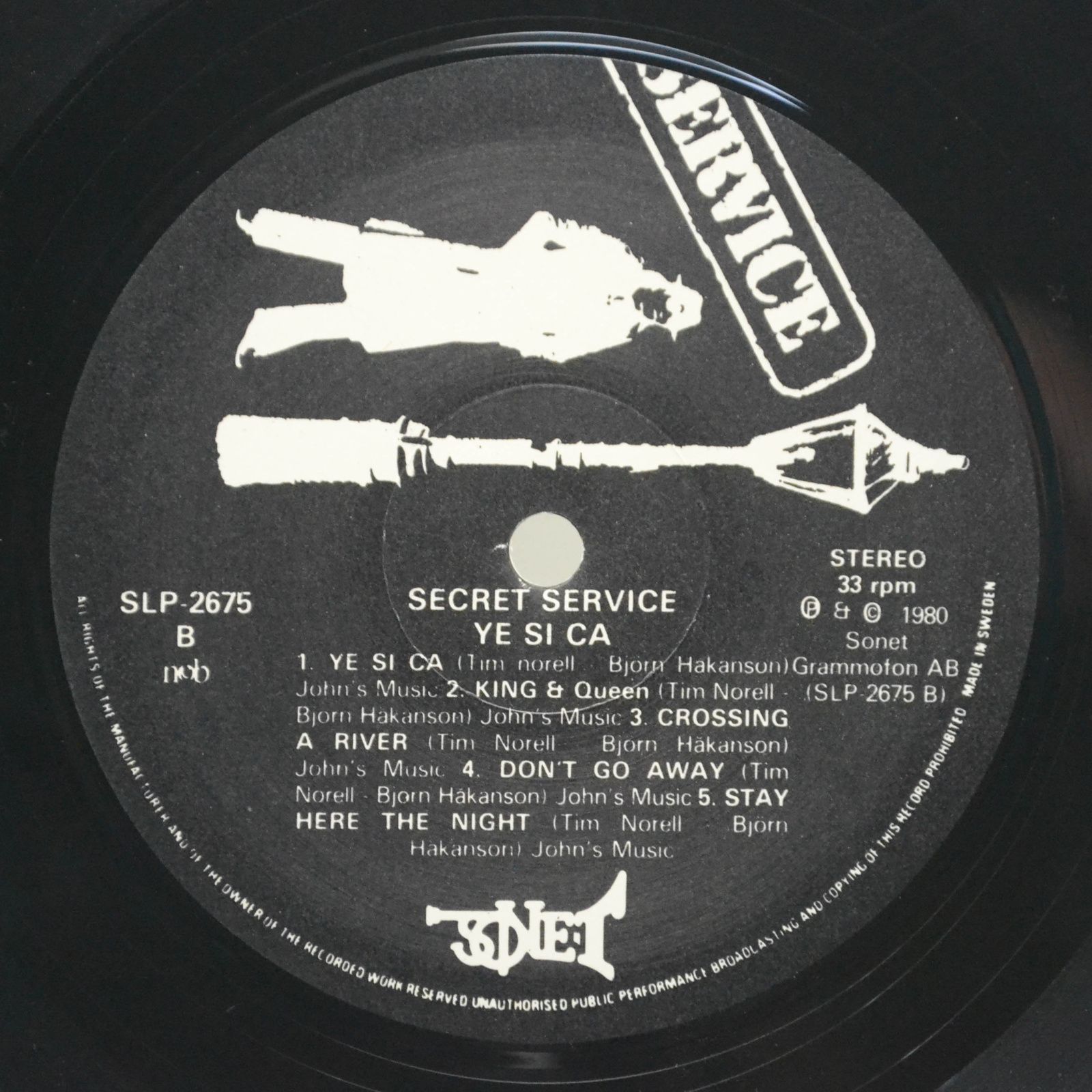 Secret Service — Ye Si Ca (1-st, Sweden), 1981