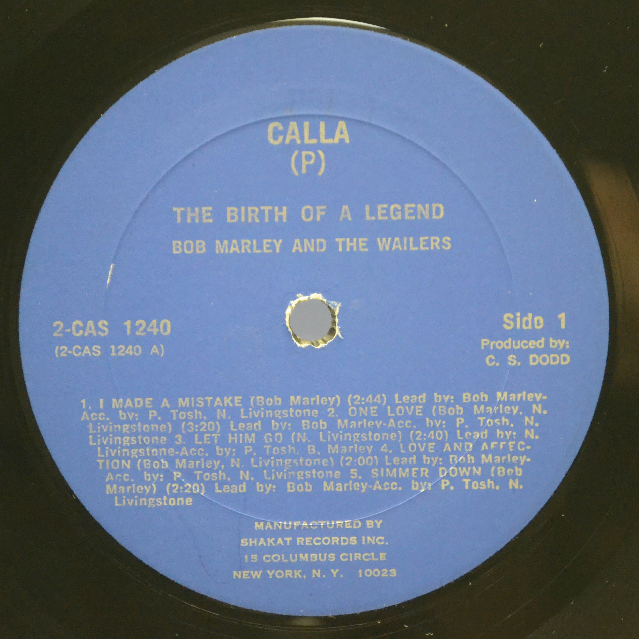 Bob Marley & The Wailers — The Birth Of A Legend (2LP, USA), 1976