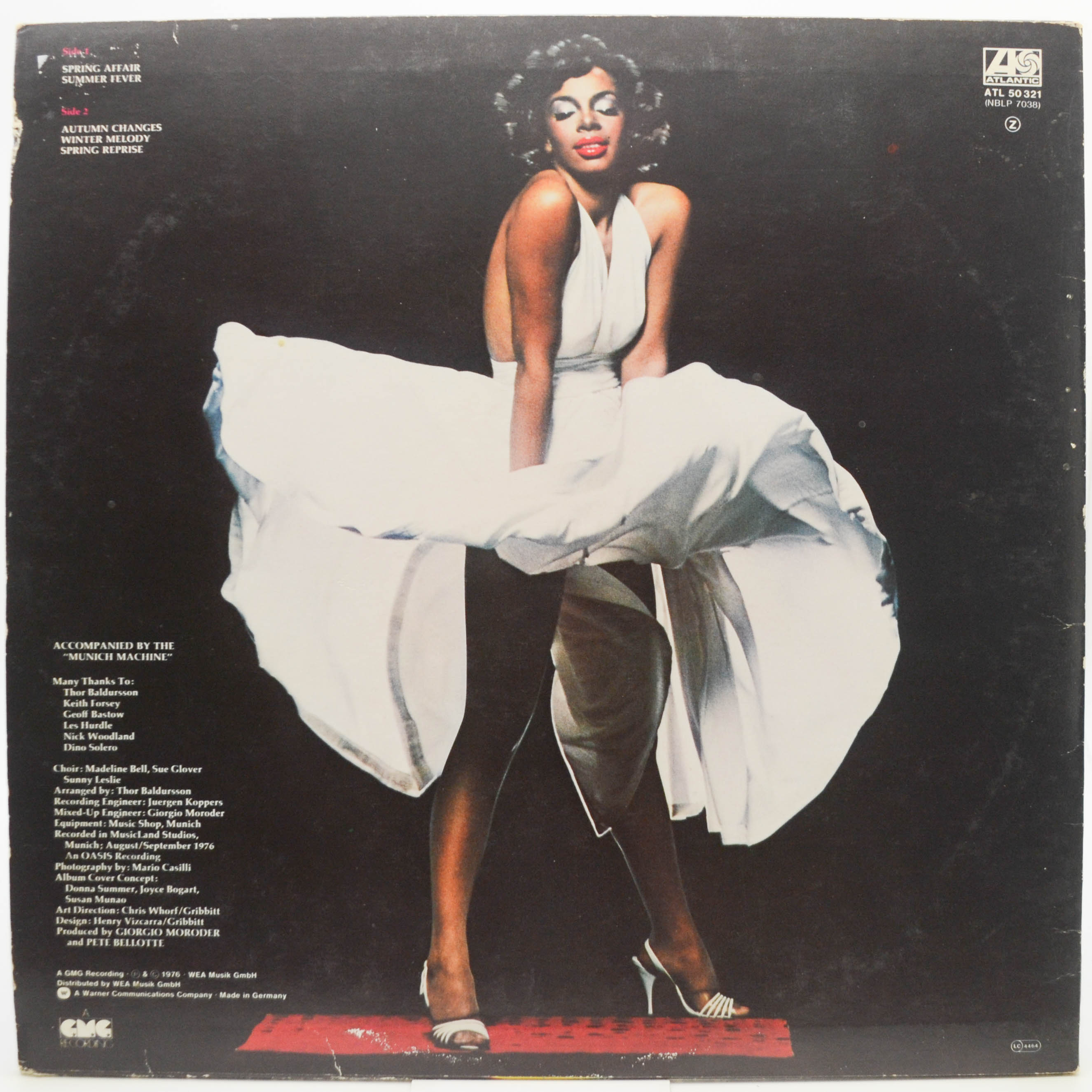 Donna Summer — Four Seasons Of Love (poster), 1977