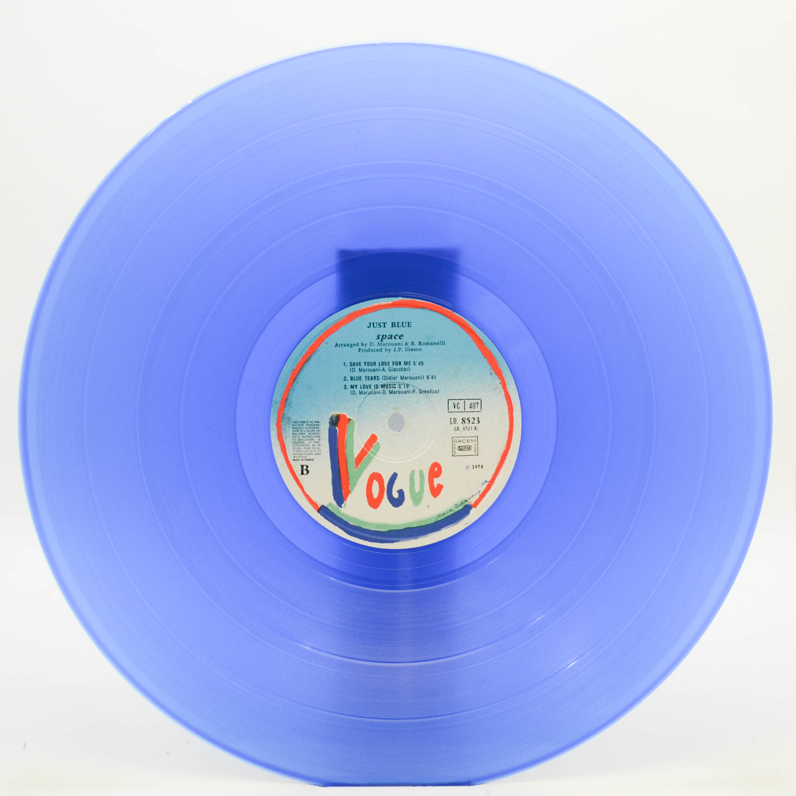 Space — Just Blue (1-st, France), 1978