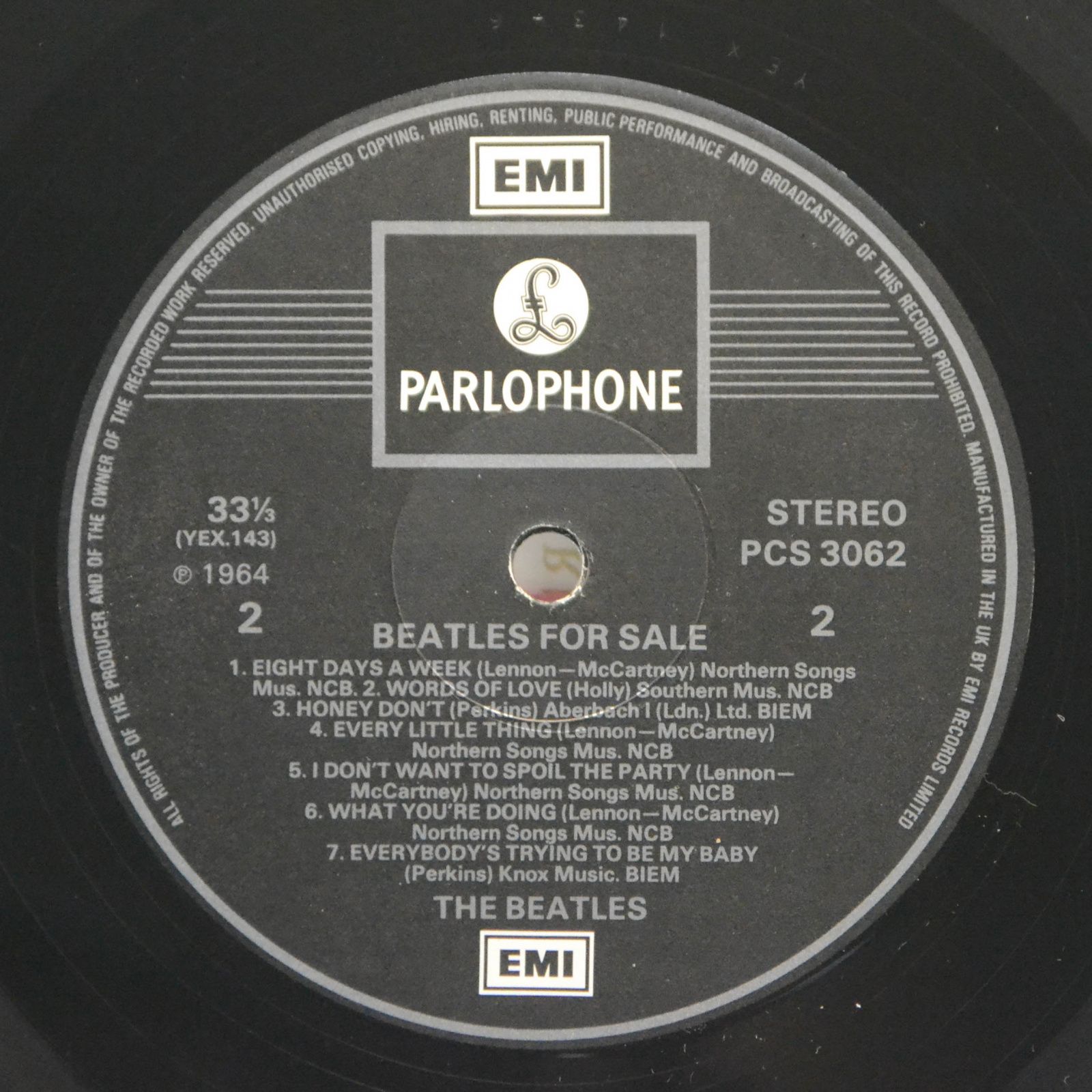 Beatles — Beatles For Sale (UK), 1964
