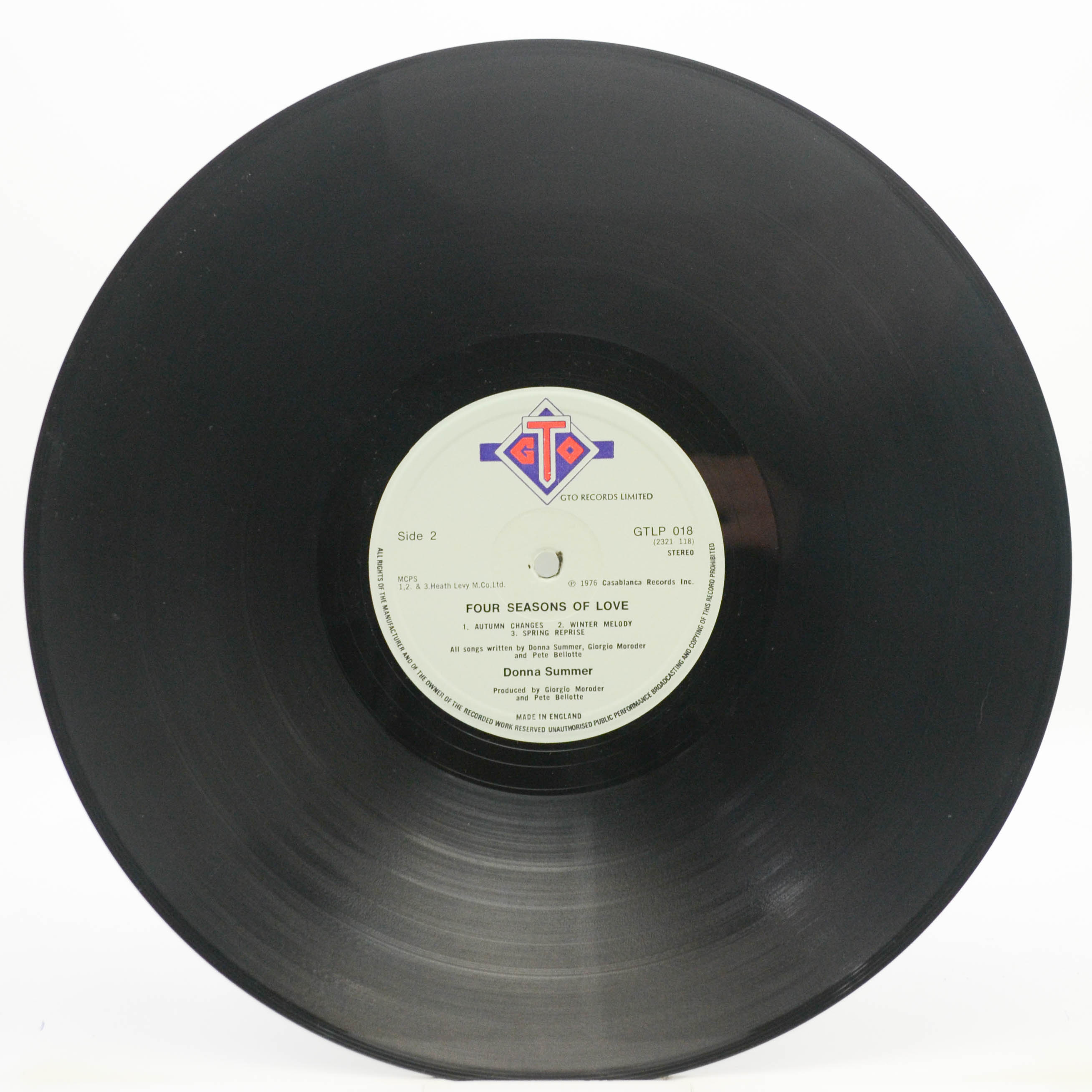 Виниловая пластинка Donna Summer — Four Seasons Of Love (UK), 1976