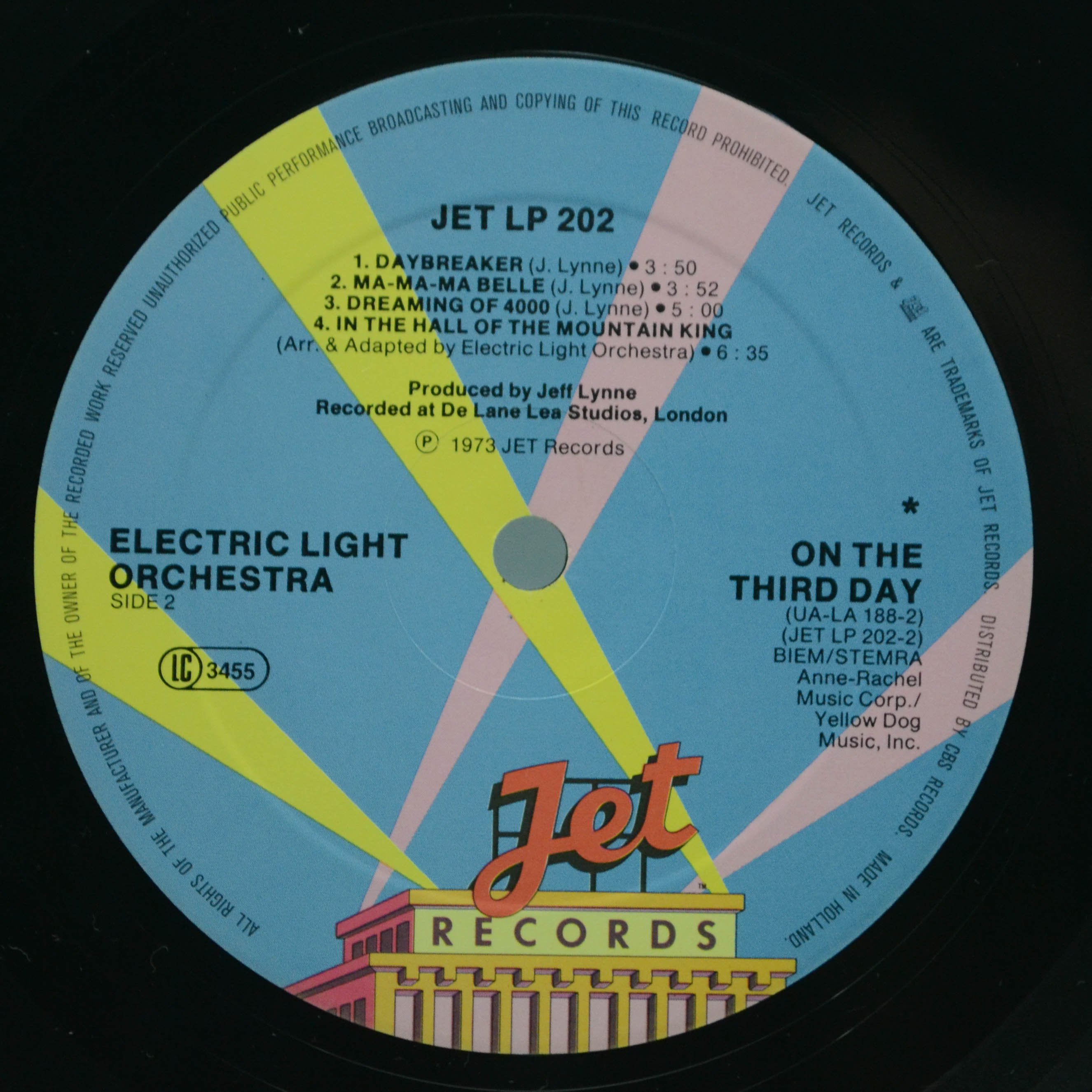 Electric Light Orchestra — On The Third Day, 1973