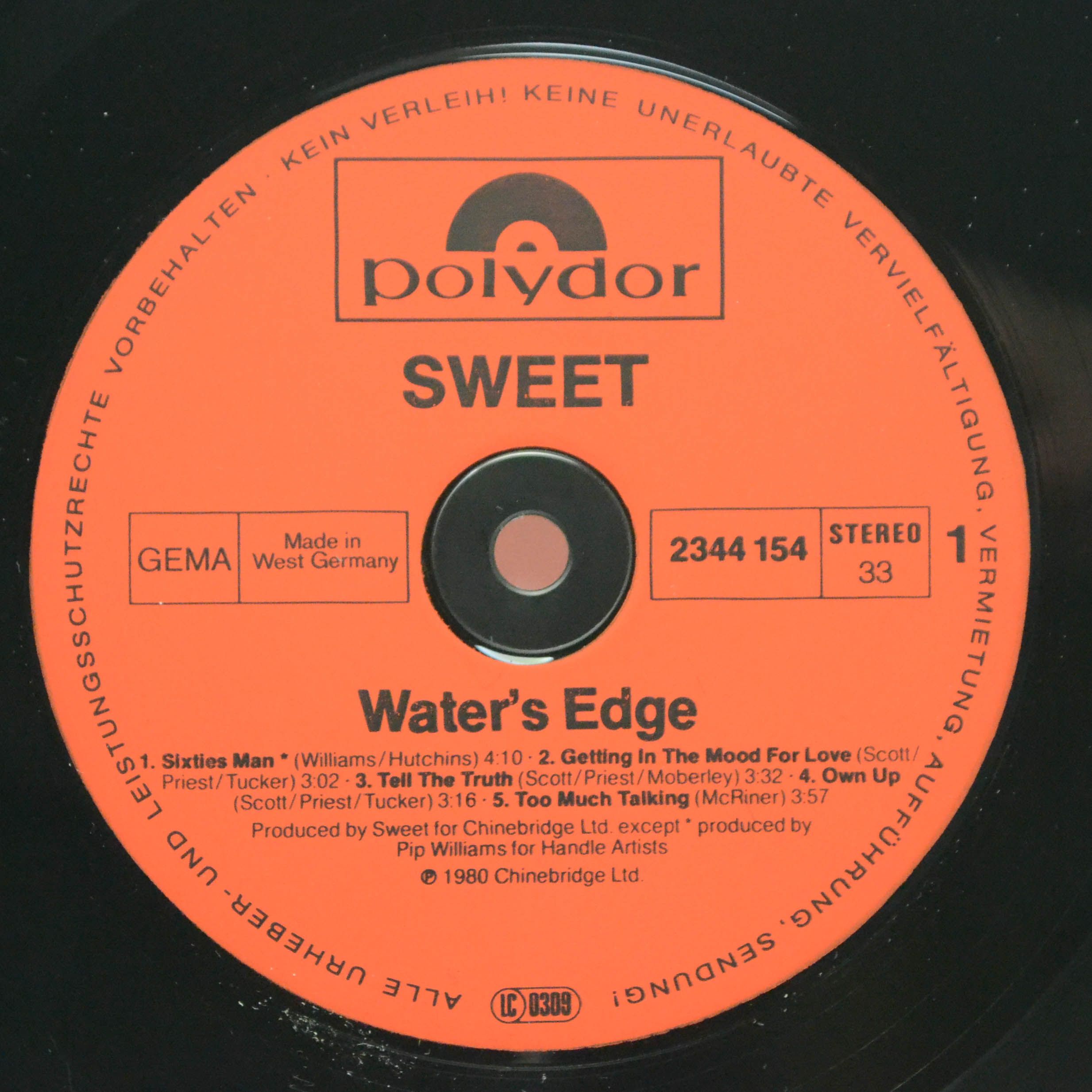 Sweet — Waters Edge, 1980