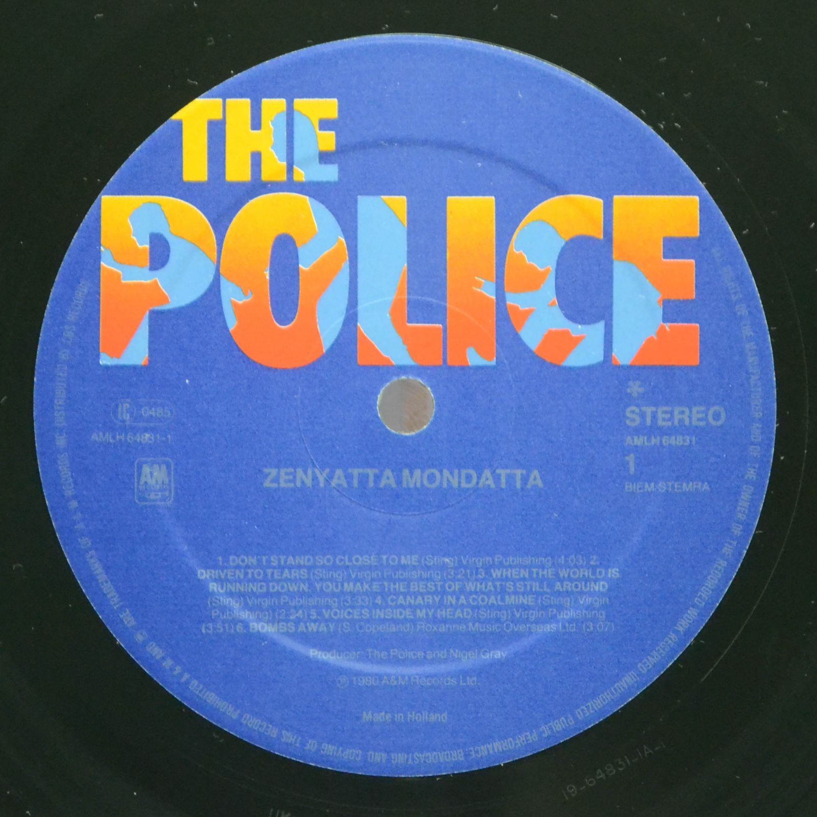 Police — Zenyatta Mondatta, 1980
