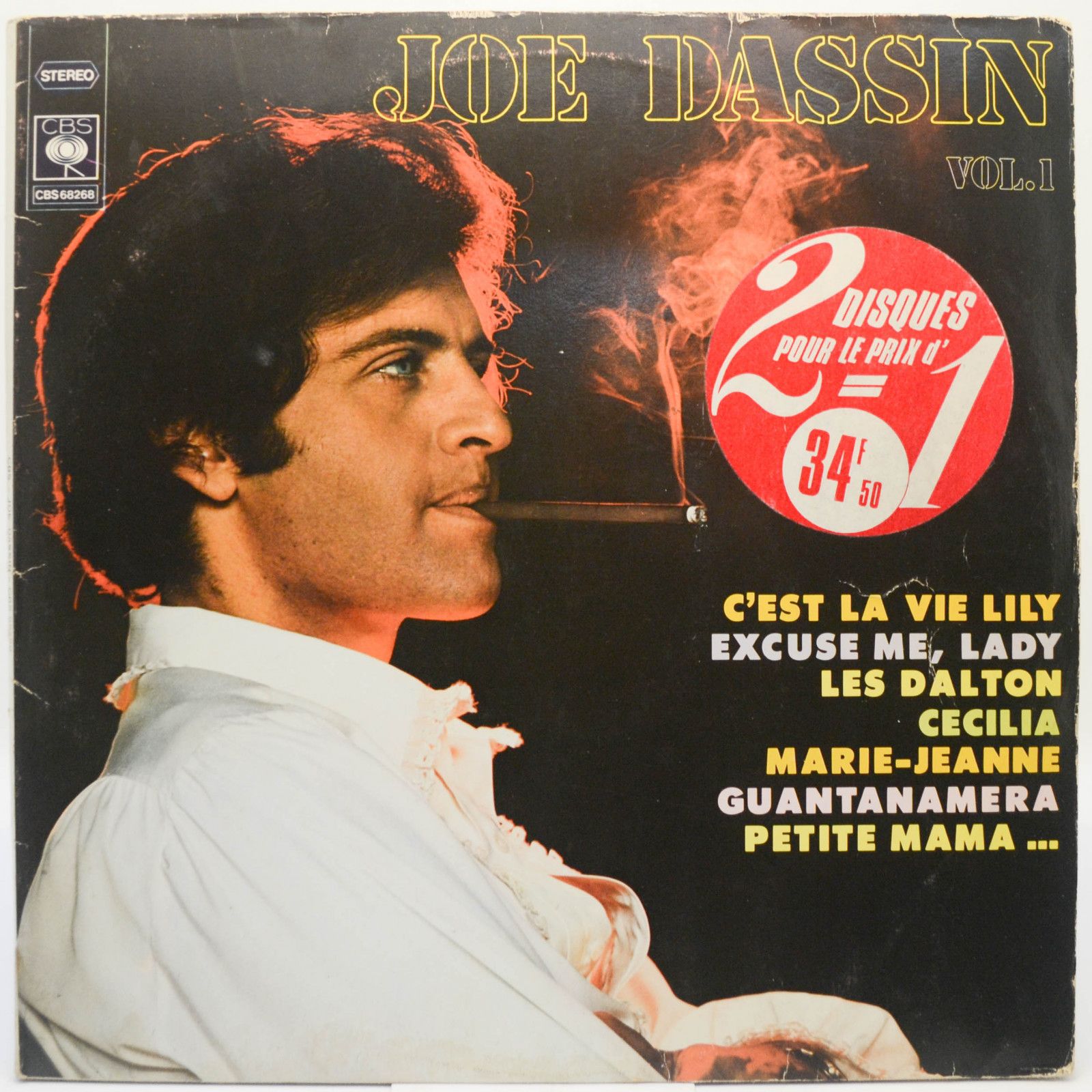 Joe Dassin — Vol. 1 & Vol. 2 (2LP, France), 1973