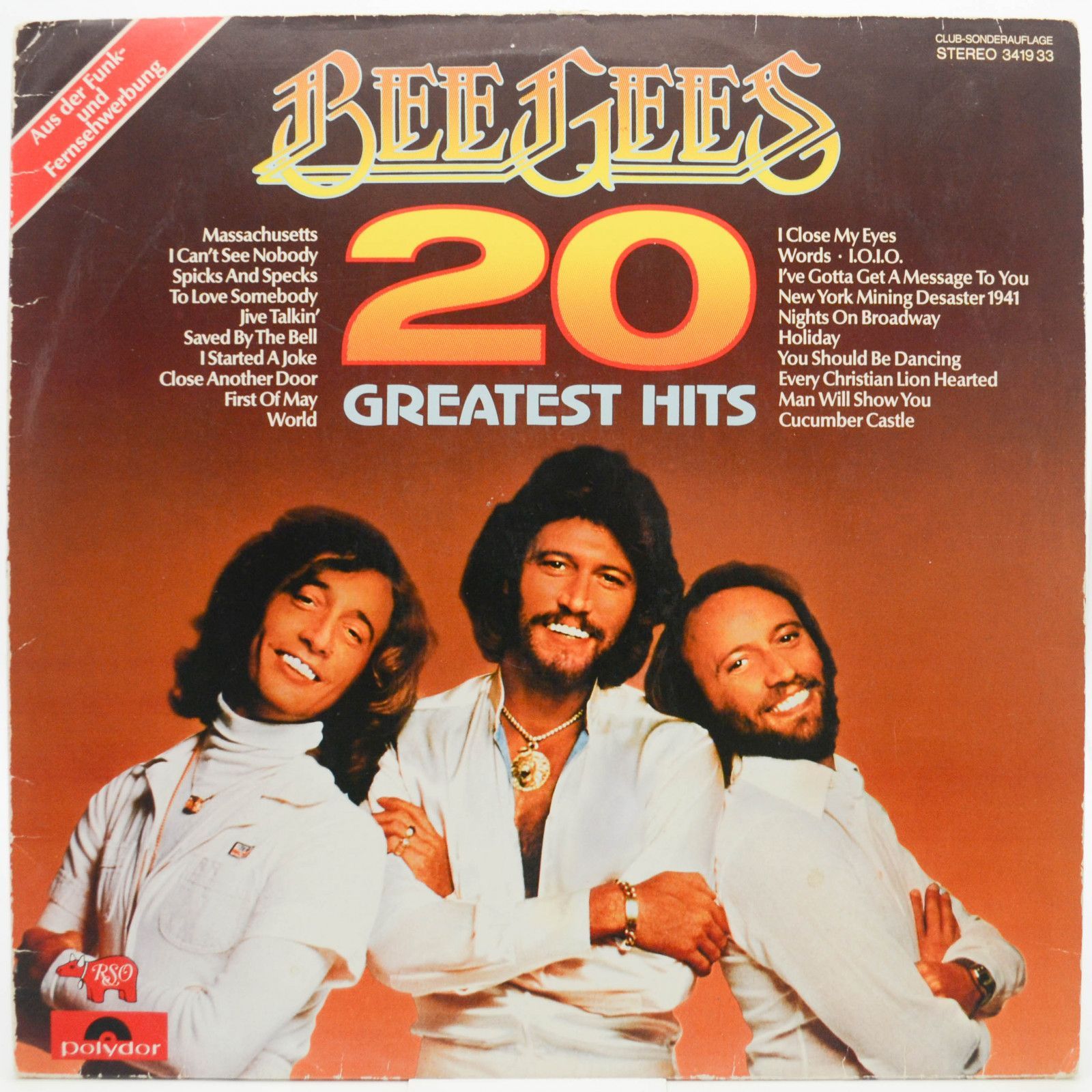 Виниловая пластинка Bee Gees — 20 Greatest Hits, 1978