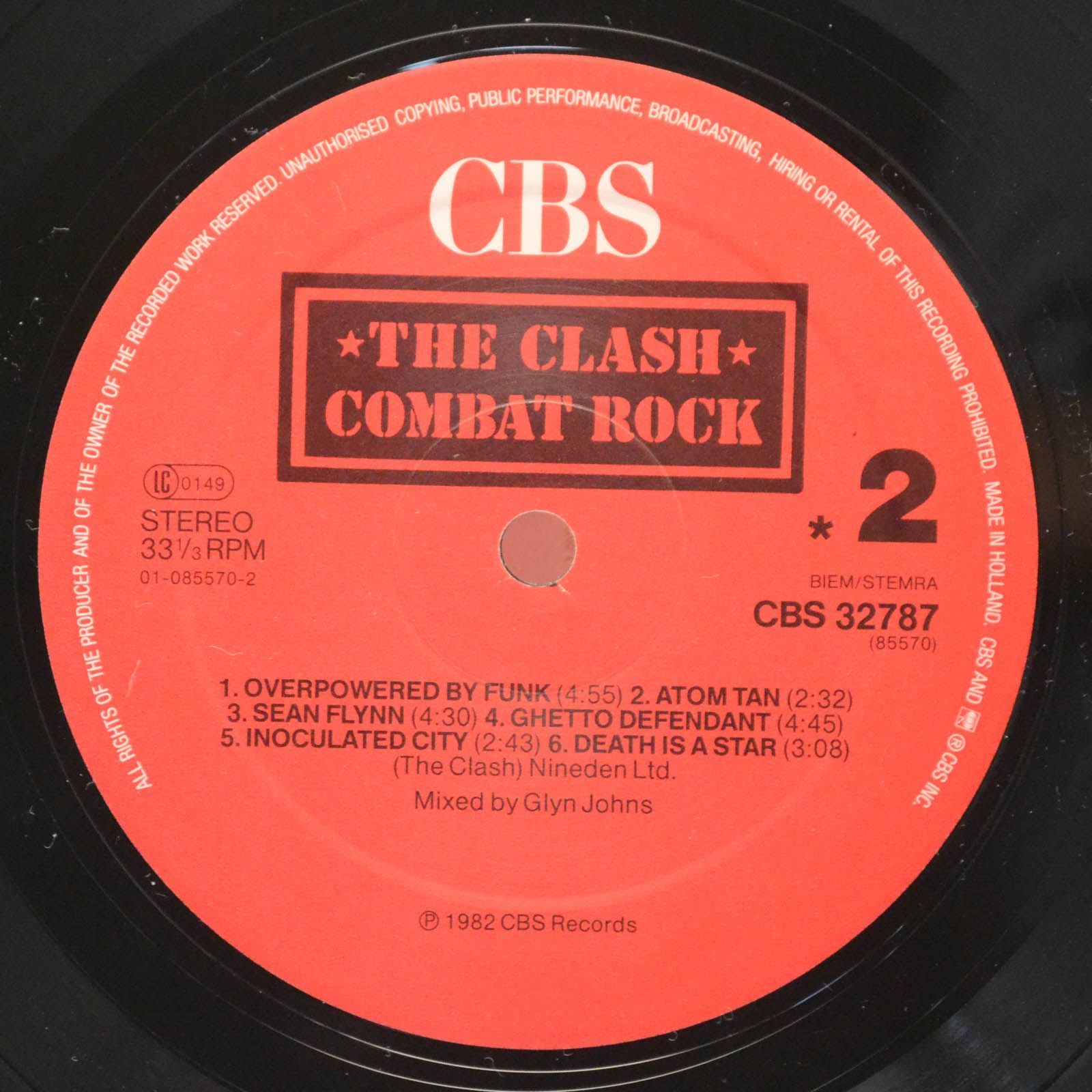 Clash — Combat Rock, 1982