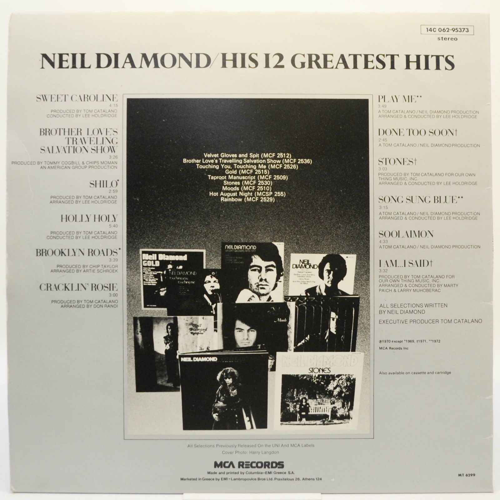 Neil Diamond — His 12 Greatest Hits, 1974