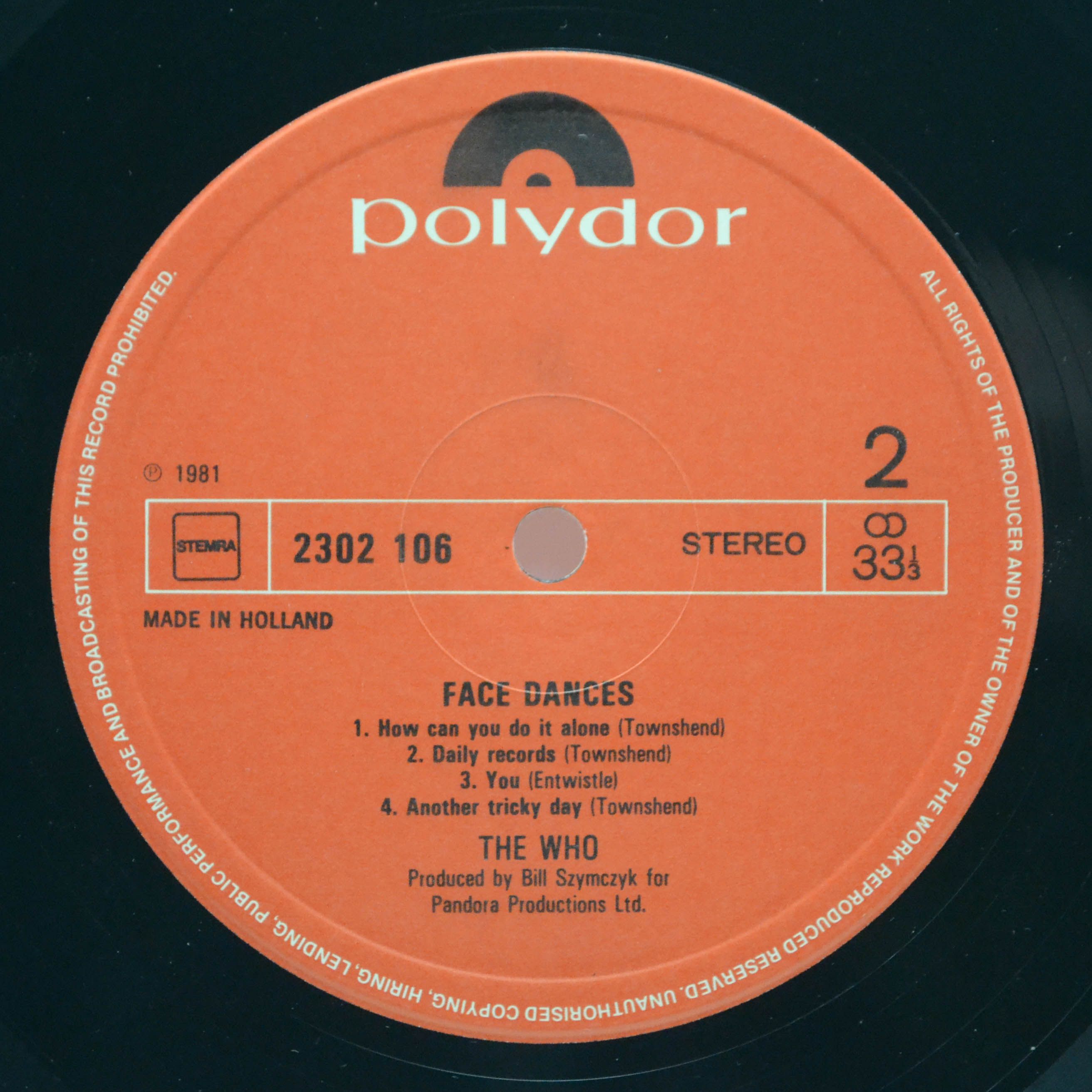 Who — Face Dances, 1981