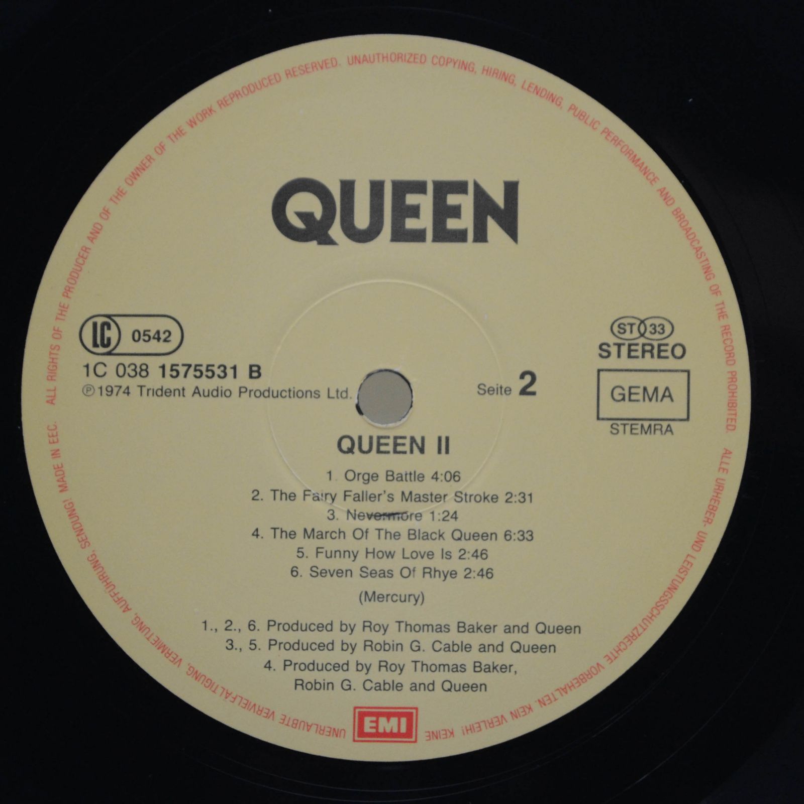 Queen — Queen II, 1974