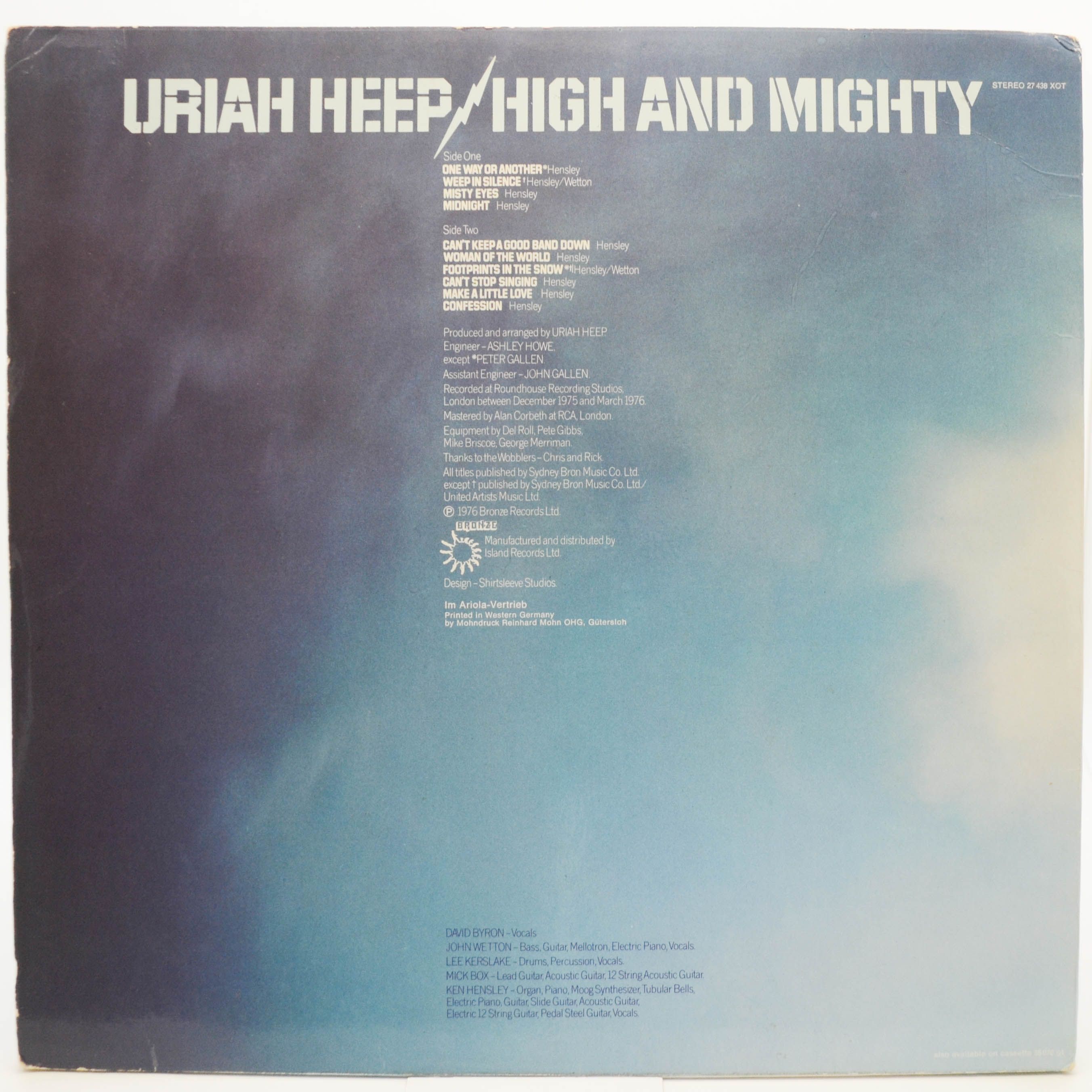 Uriah Heep — High And Mighty, 1976