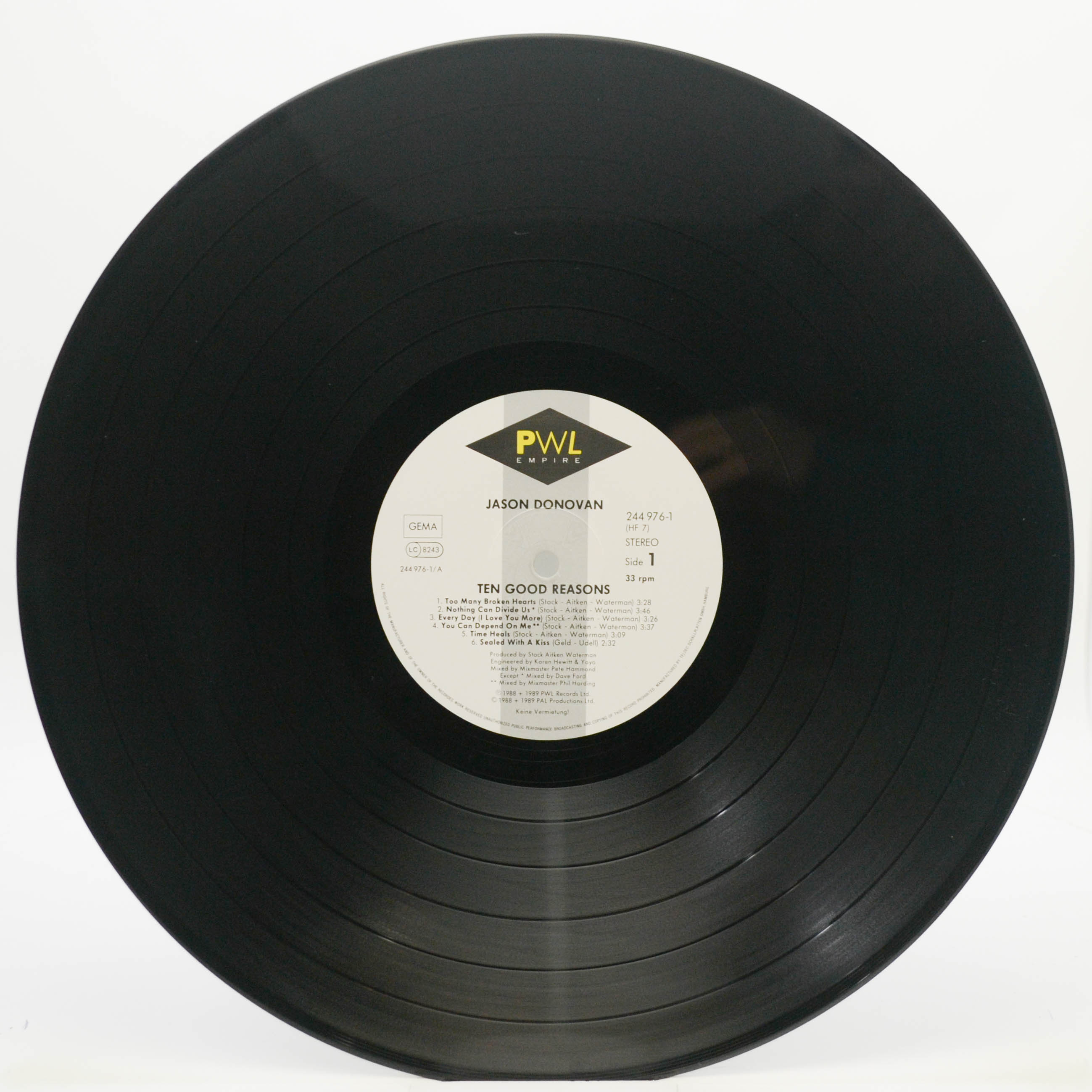 Jason Donovan — Ten Good Reasons, 1989