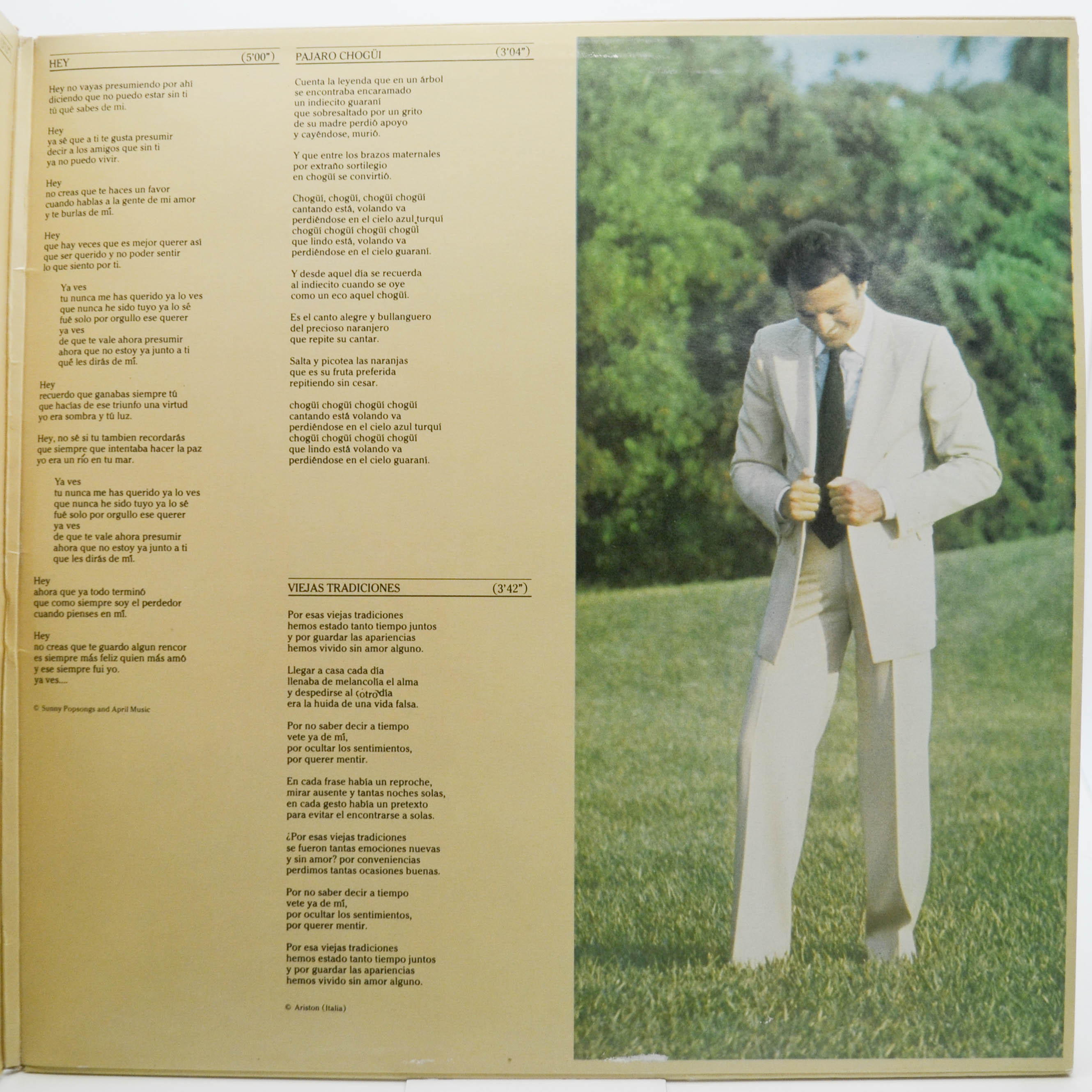 Julio Iglesias — Hey!, 1980