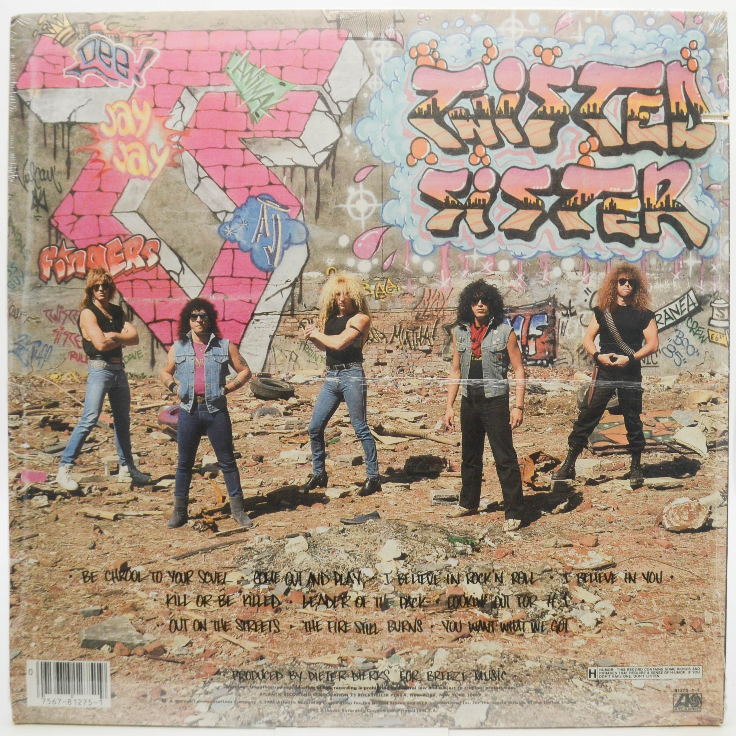 Twisted Sister — Come Out And Play (1-st, USA), 1985