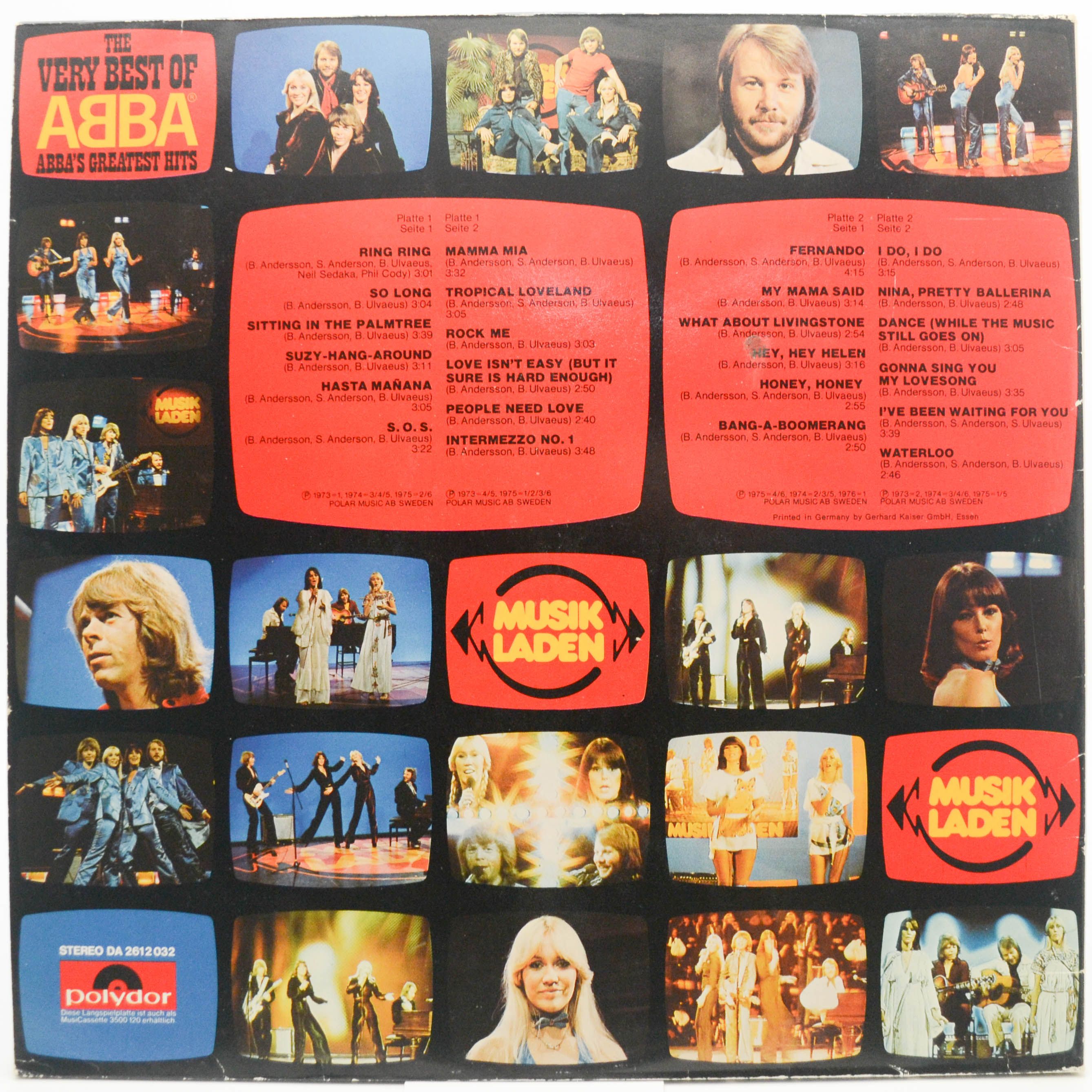 ABBA — The Very Best Of ABBA (ABBA's Greatest Hits) (2LP), 1976