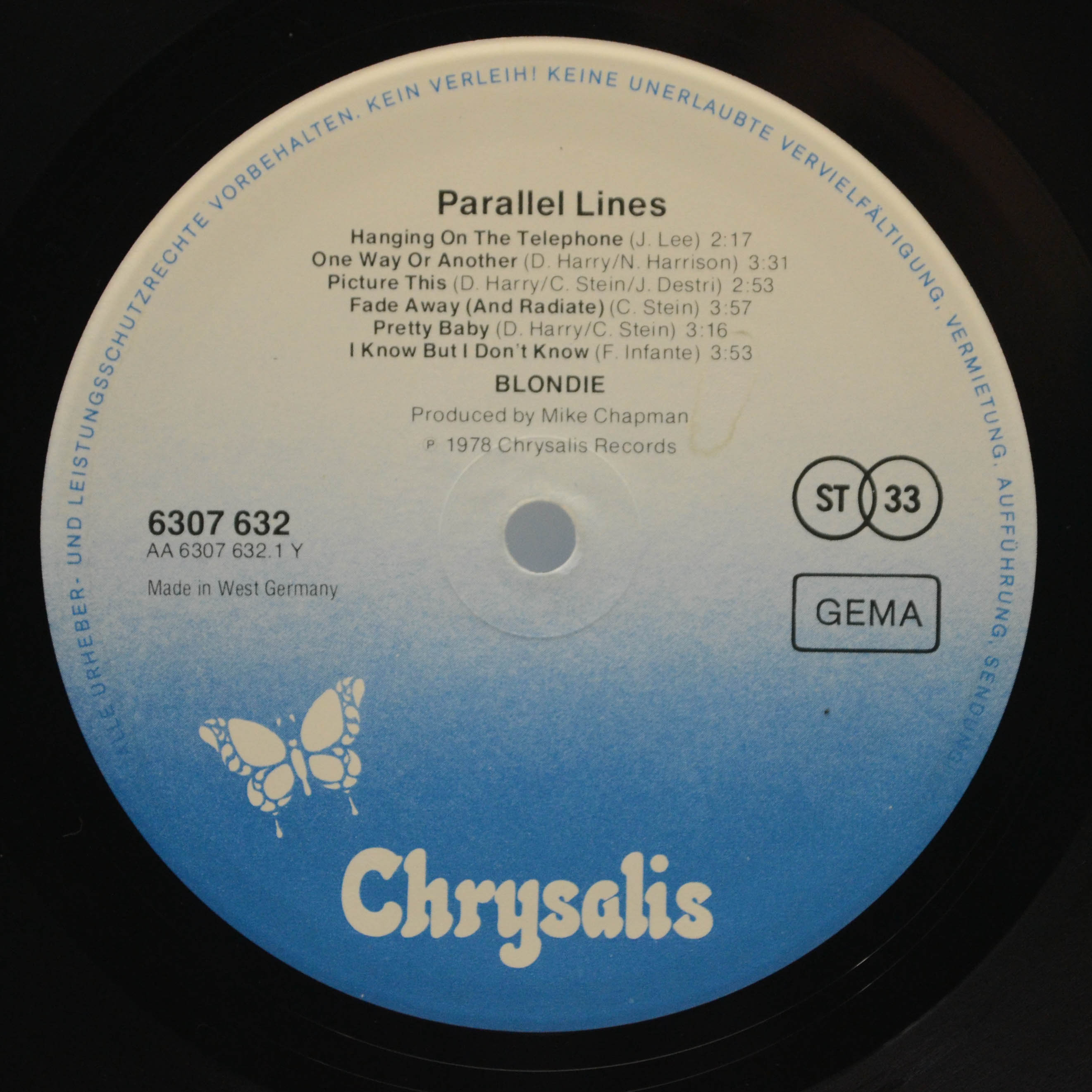 Blondie — Parallel Lines, 1978
