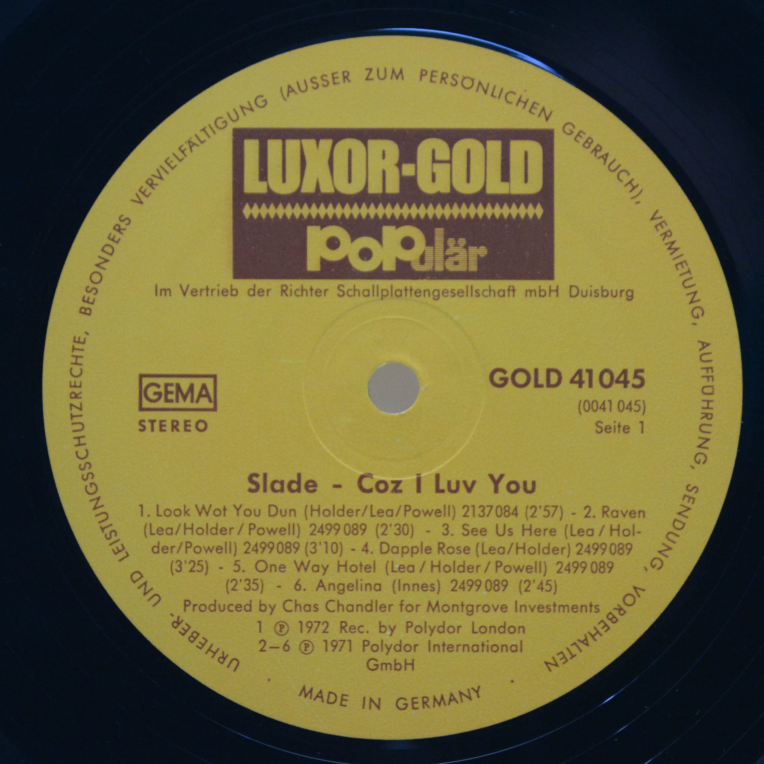Slade — Coz I Luv You, 1972