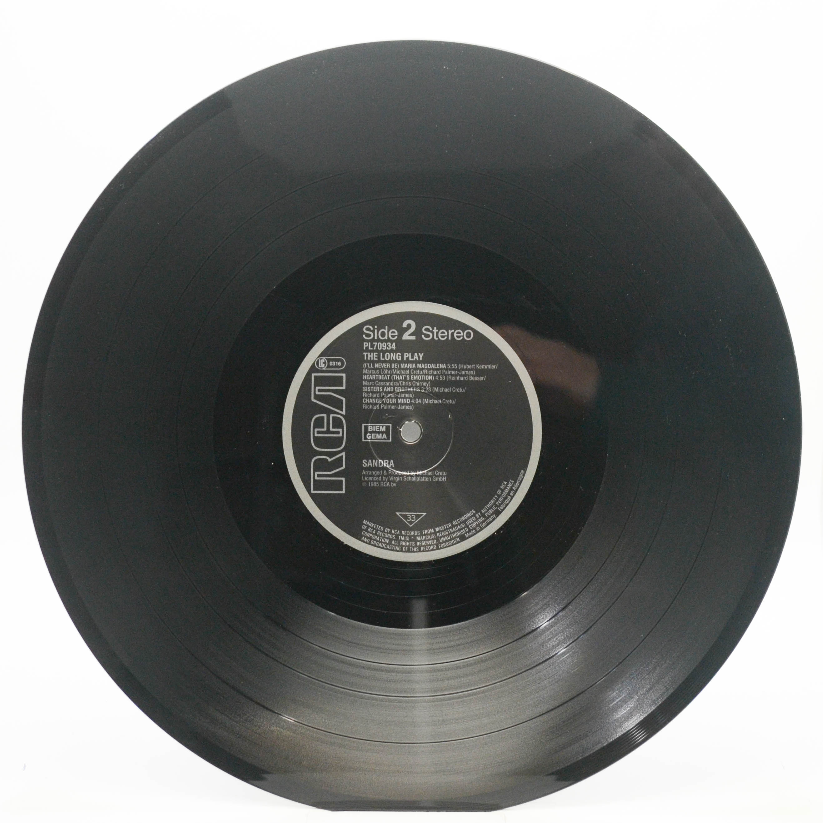 Sandra — The Long Play, 1985