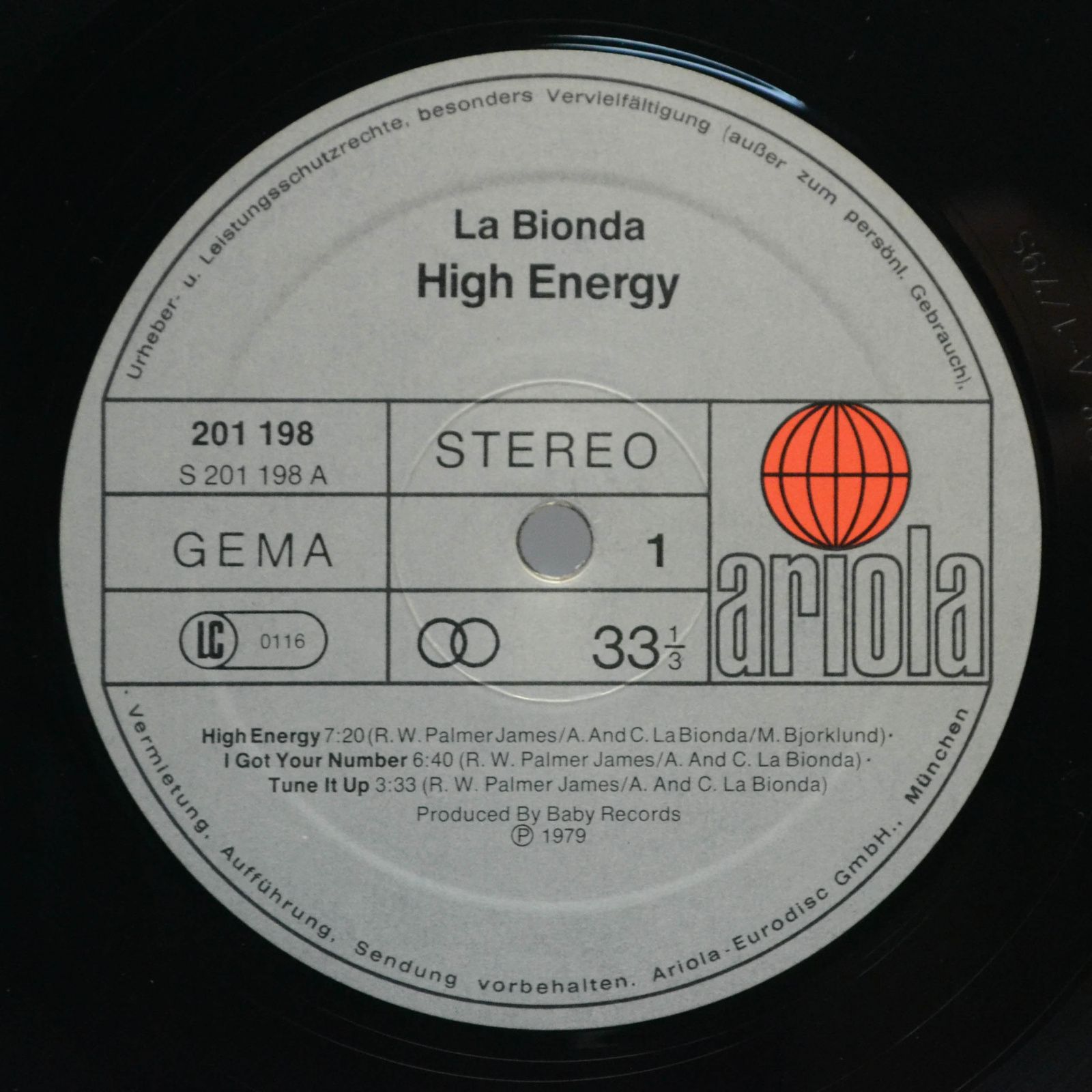 La Bionda — High Energy, 1979