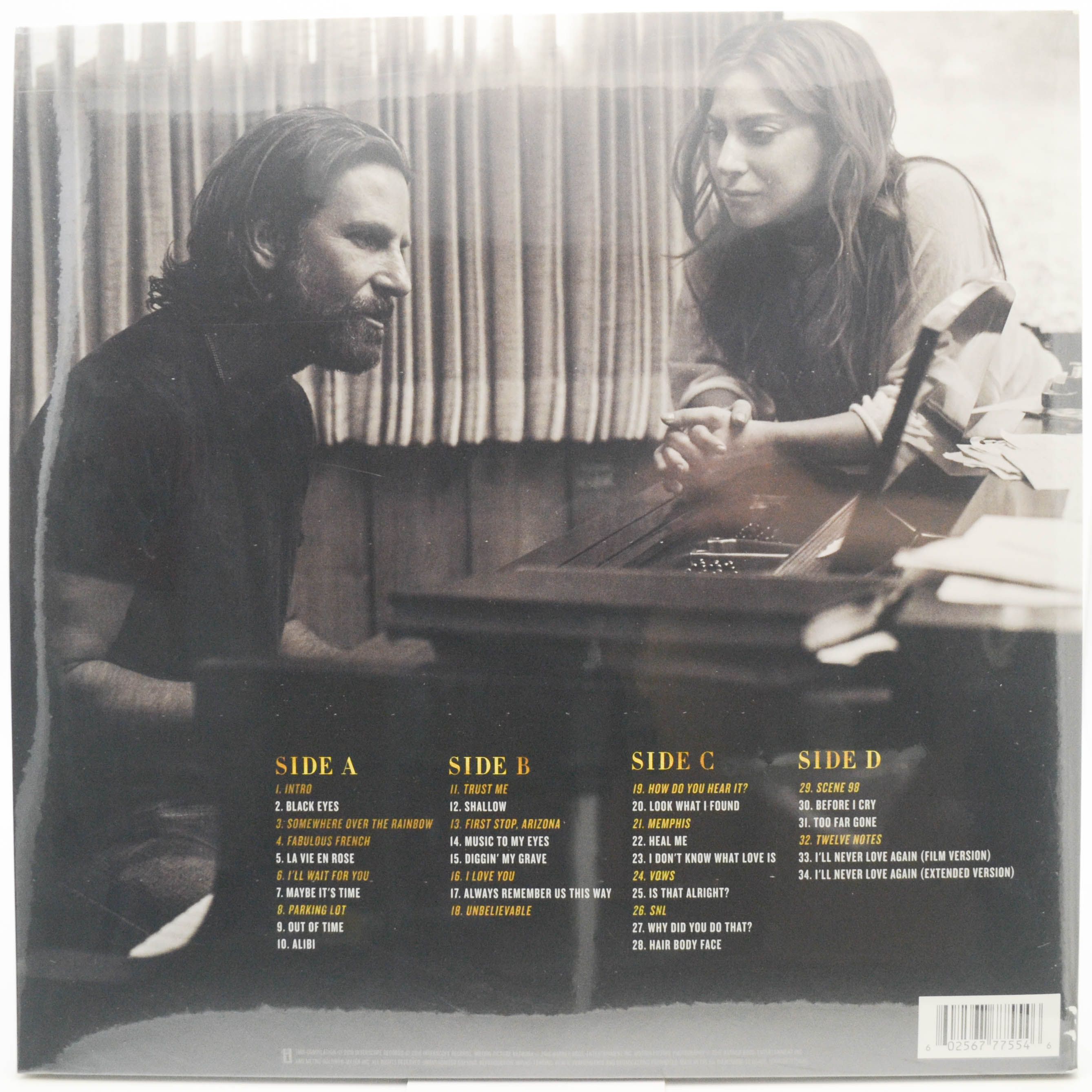 Lady Gaga, Bradley Cooper — A Star Is Born Soundtrack (2LP), 2018