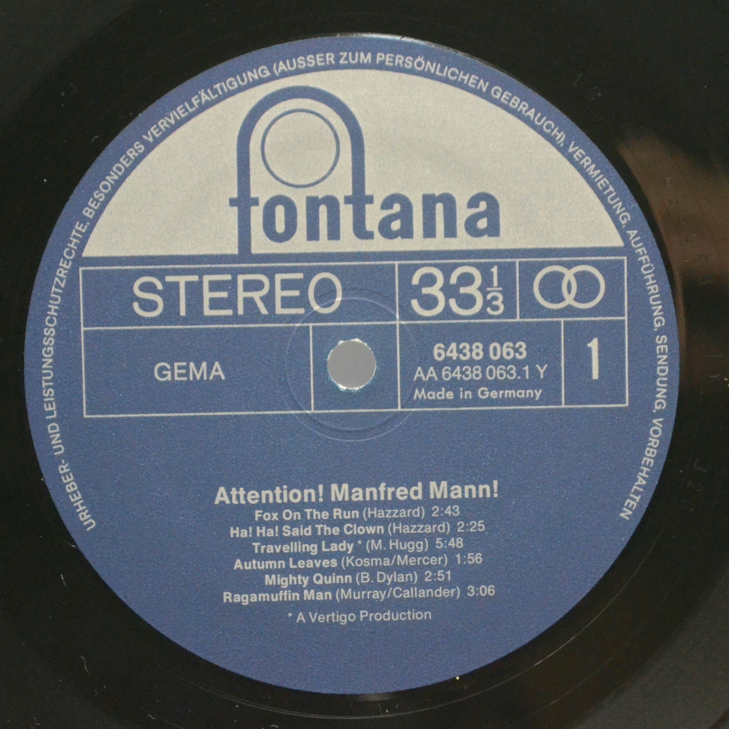 Manfred Mann — Attention! Manfred Mann!, 1973