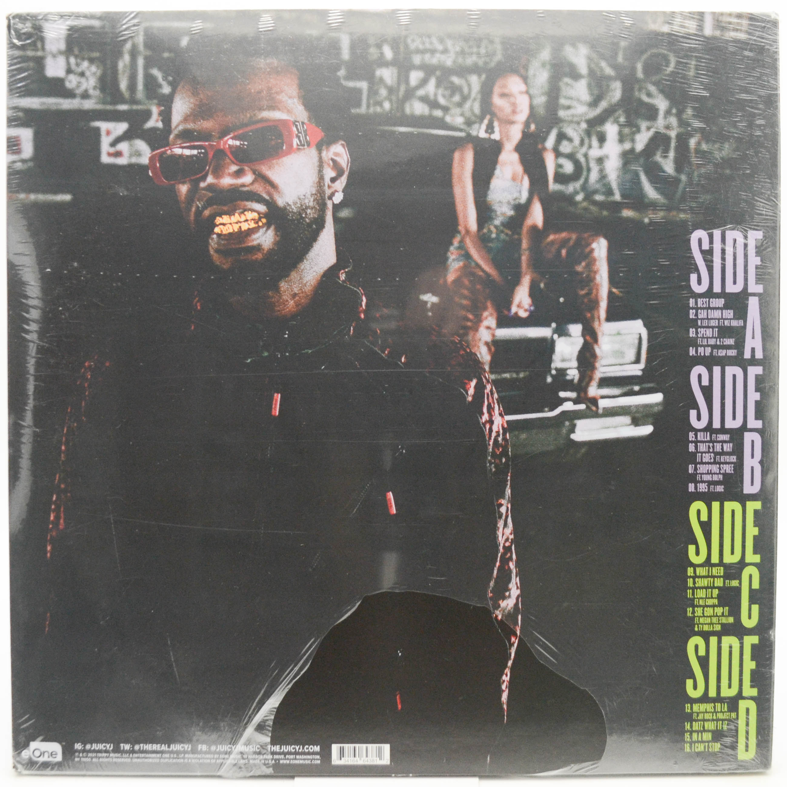 Juicy J — The Hustle Continues (2LP, USA), 2021