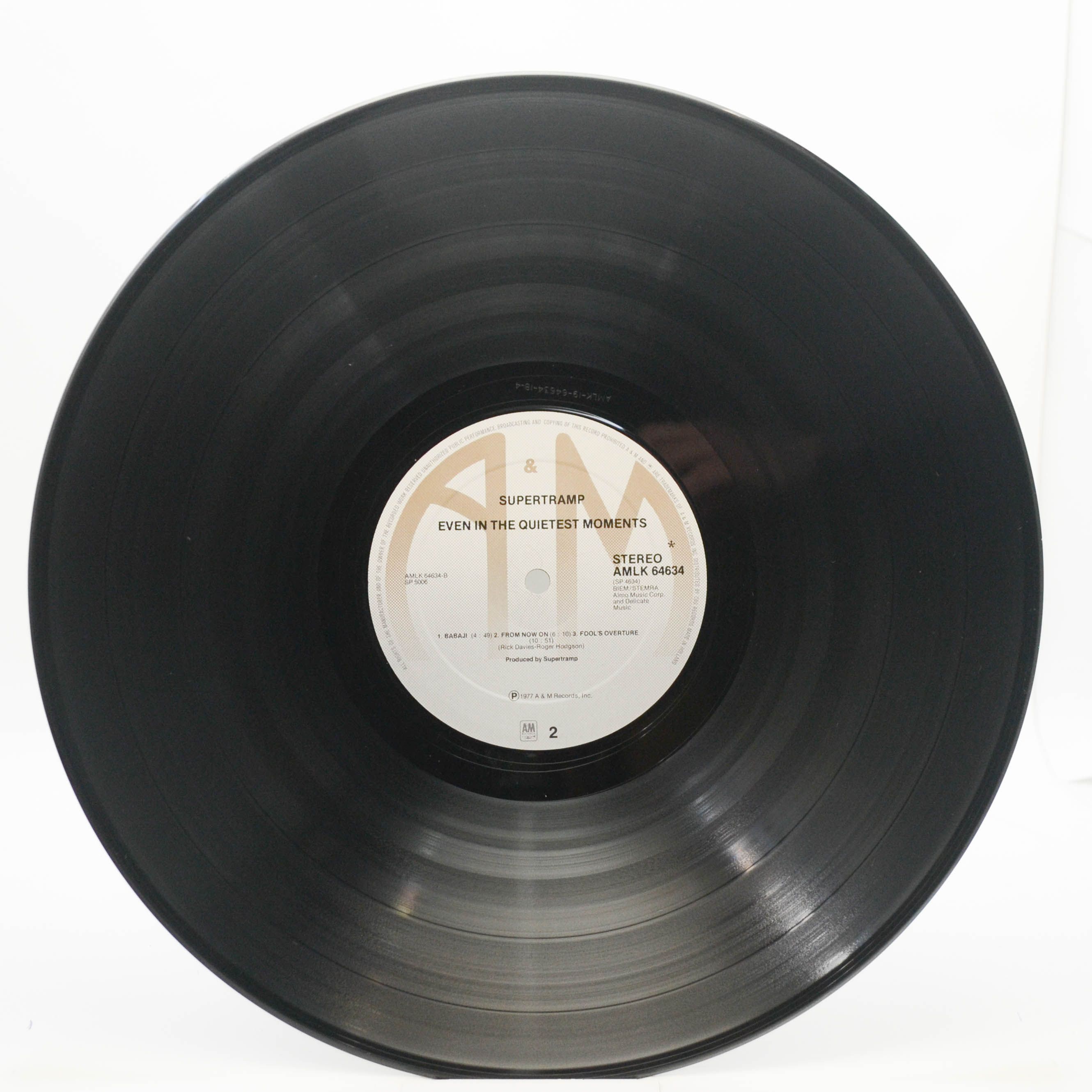 Supertramp — Even In The Quietest Moments..., 1977