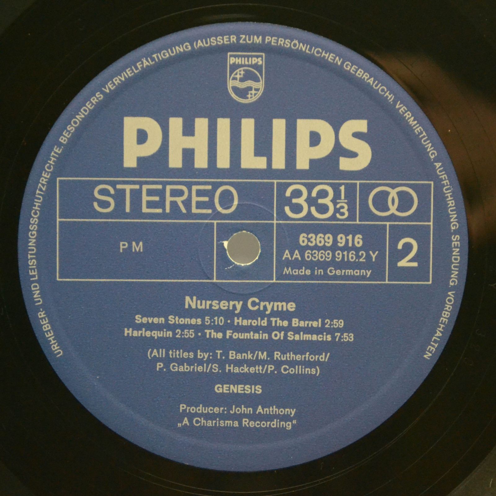 Genesis — Nursery Cryme, 1971