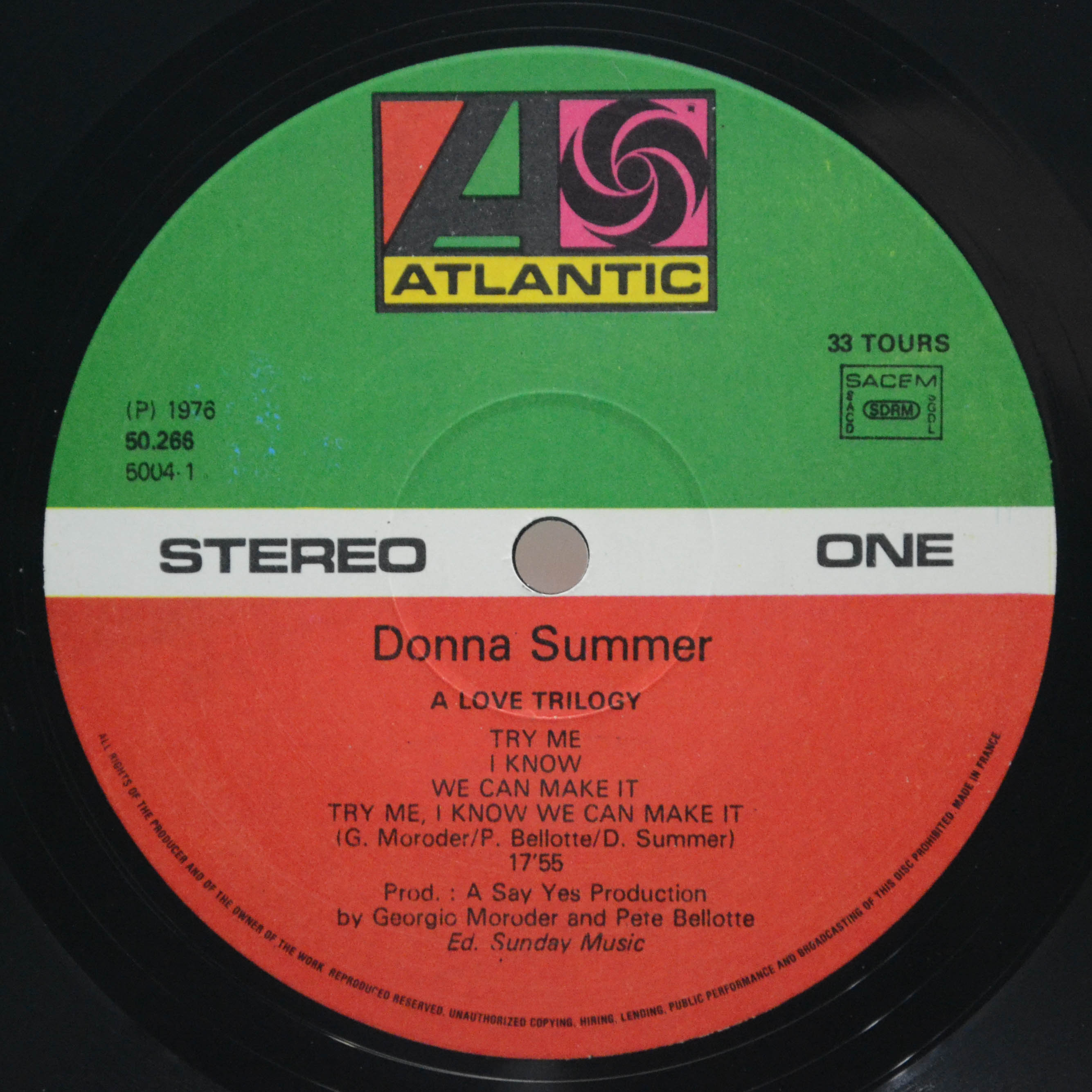 Donna Summer — A Love Trilogy, 1976