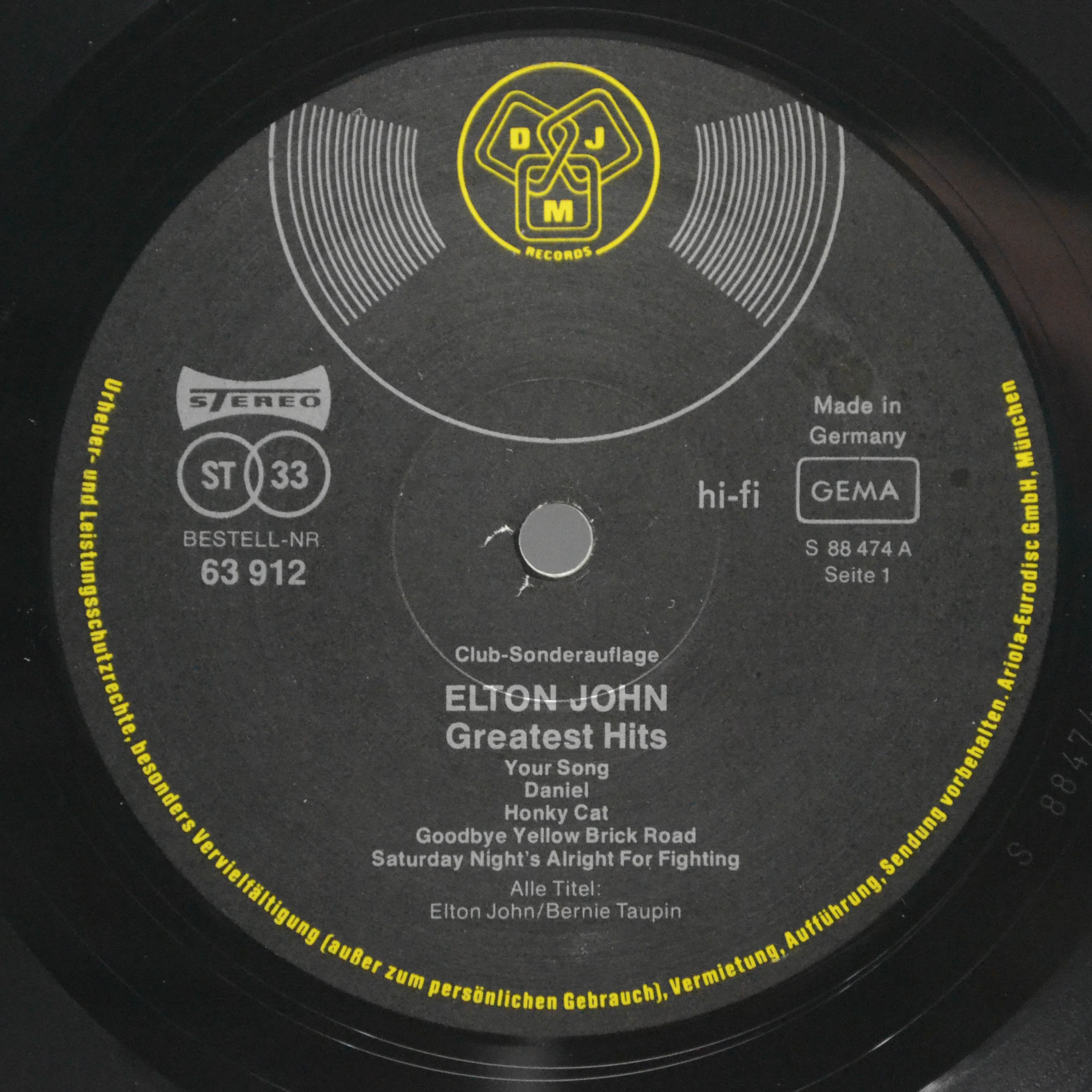 Elton John — Greatest Hits, 1975