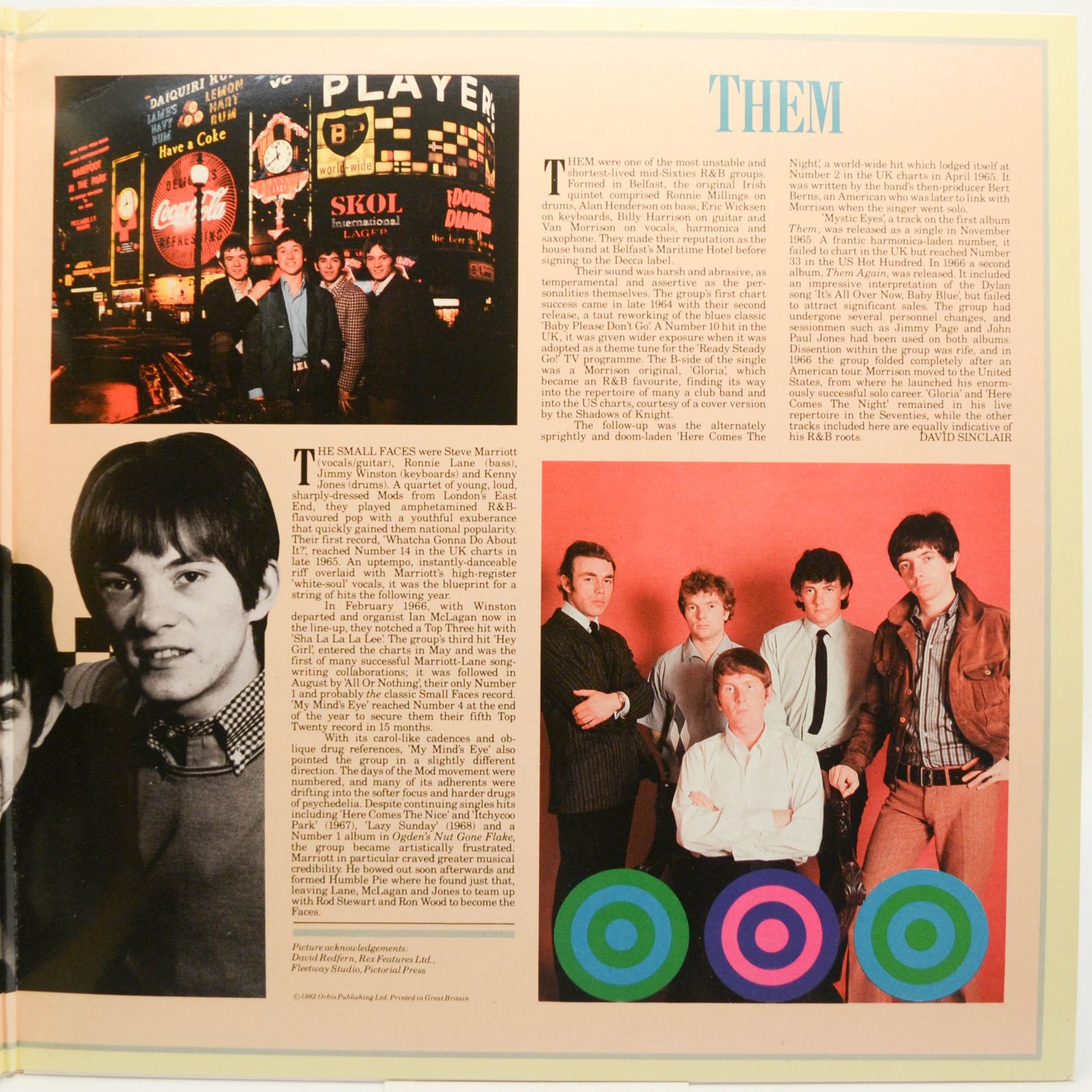 John Mayall's Bluesbreakers / The Small Faces / Them — The History Of Rock (Volume Eleven) (UK), 1982