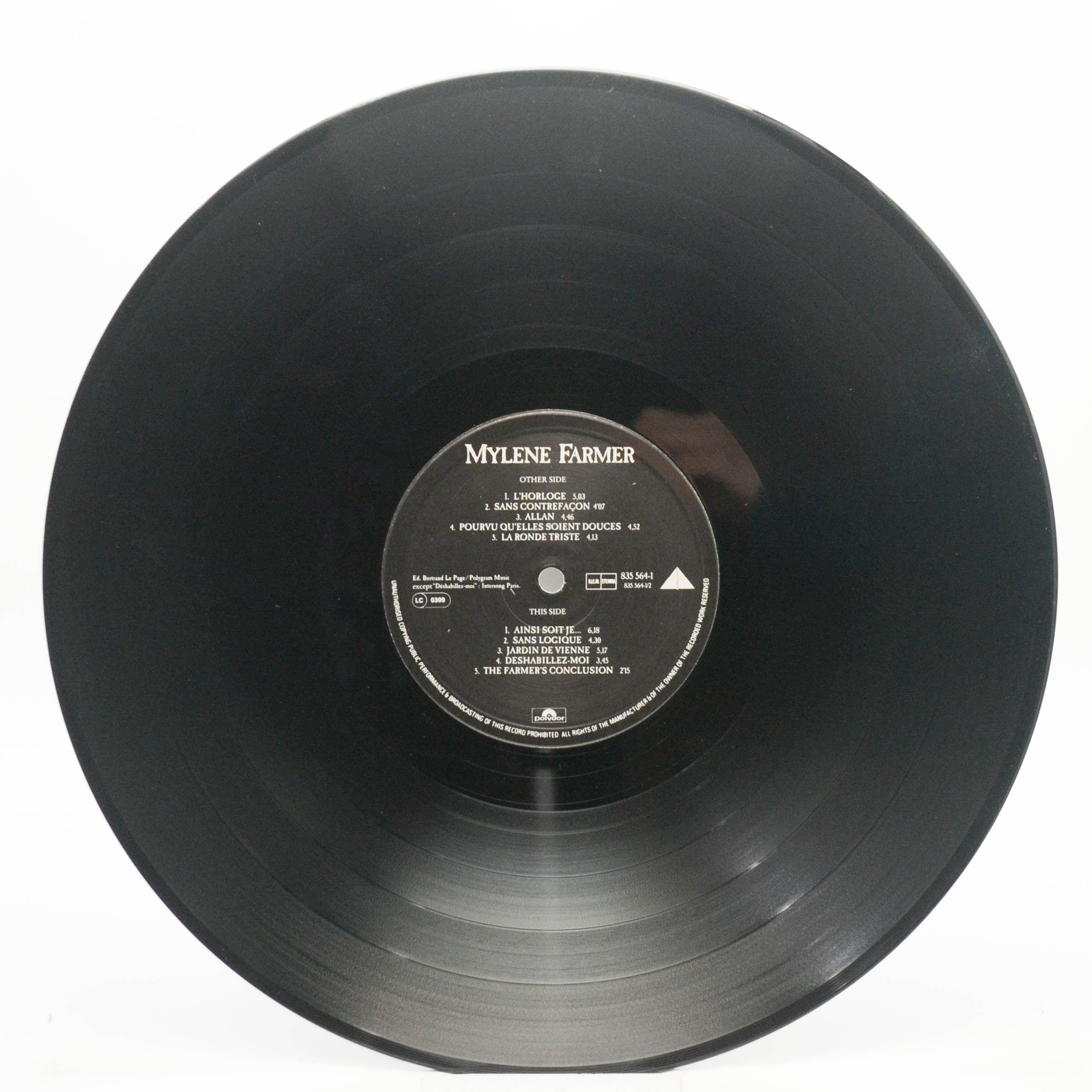 Mylene Farmer — Ainsi Soit Je..., 1988