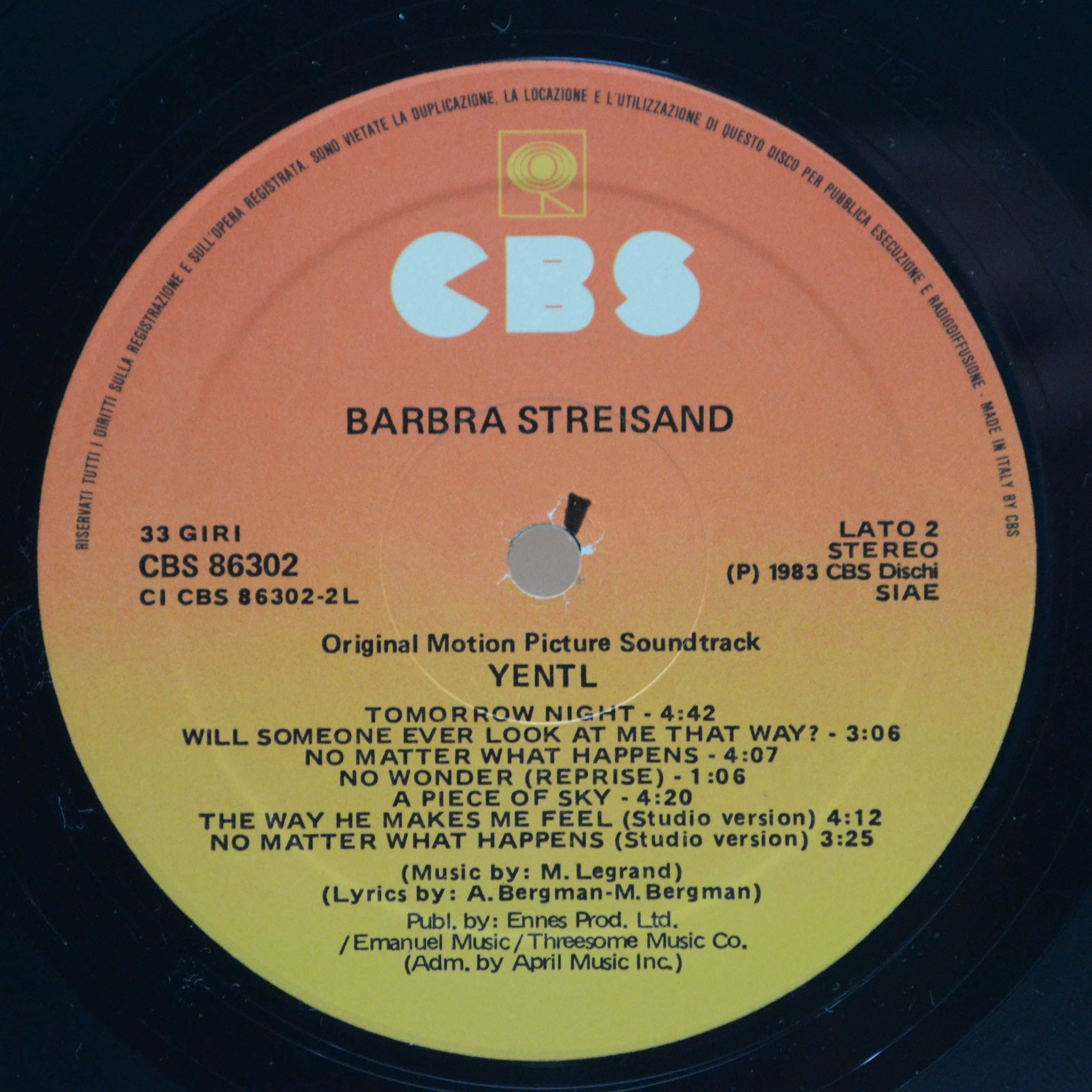 Barbra Streisand — Yentl (Original Motion Picture Soundtrack), 1983