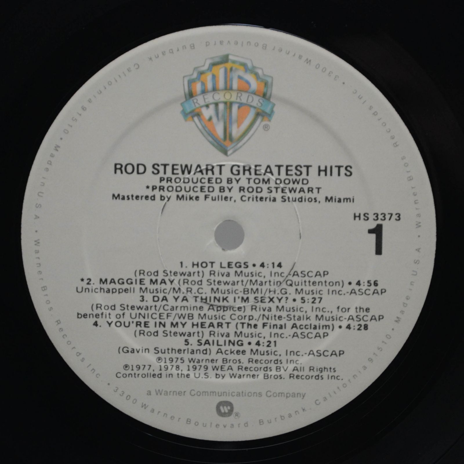 Rod Stewart — Greatest Hits (USA), 1979