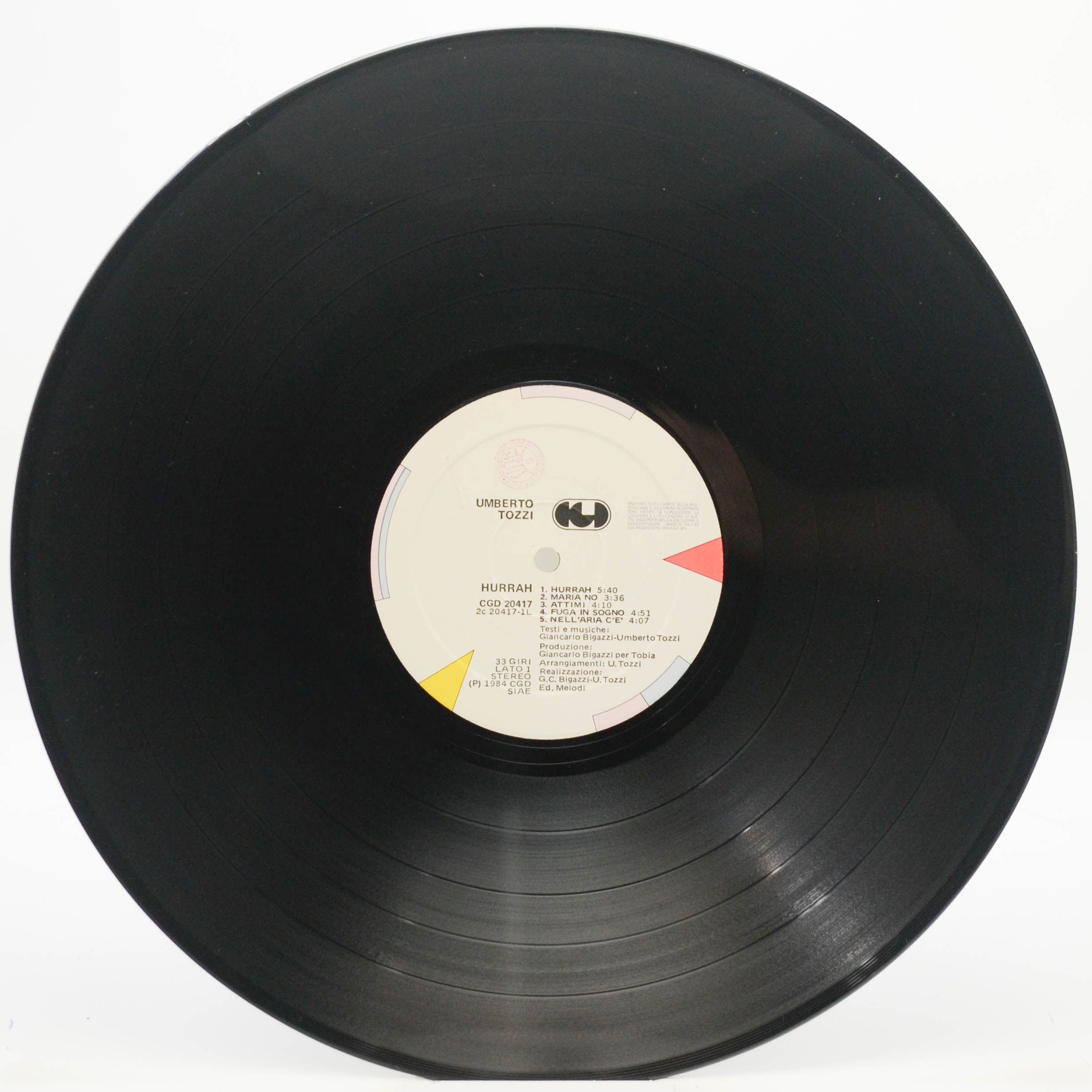 Umberto Tozzi — Hurrah! (1-st, Italy), 1984