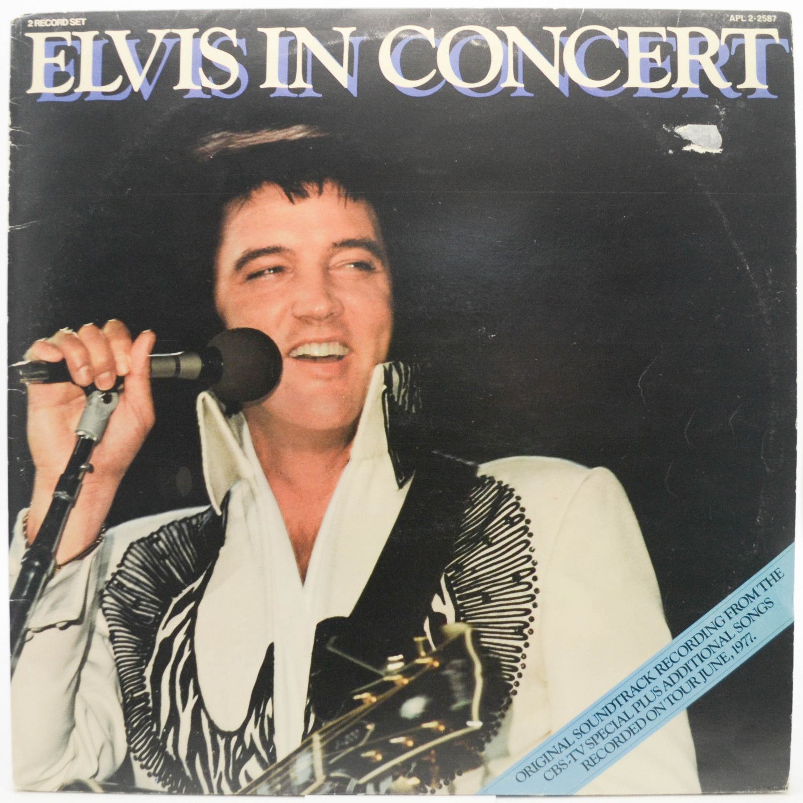 Elvis Presley — Elvis In Concert (2LP), 1977