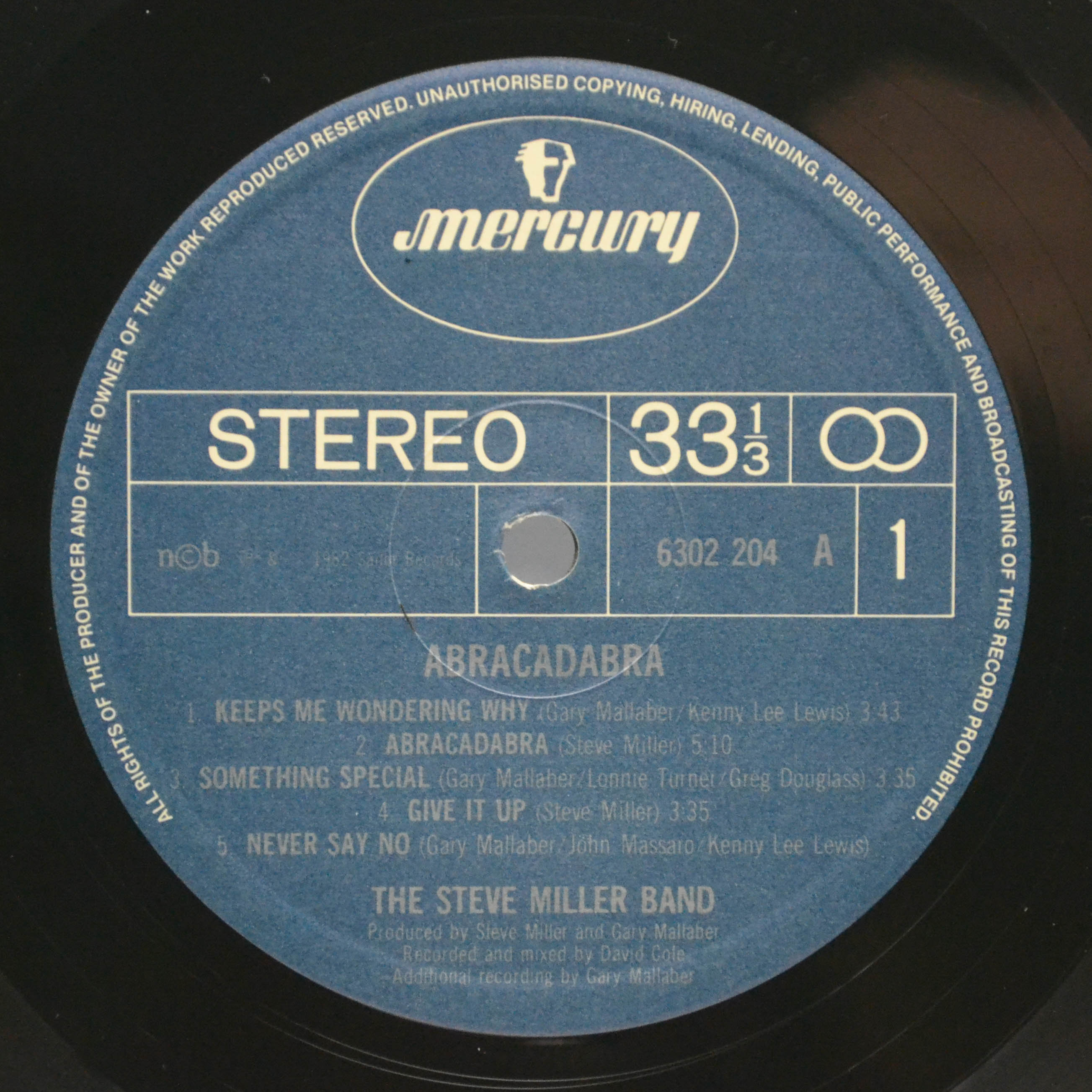 Steve Miller Band — Abracadabra, 1982