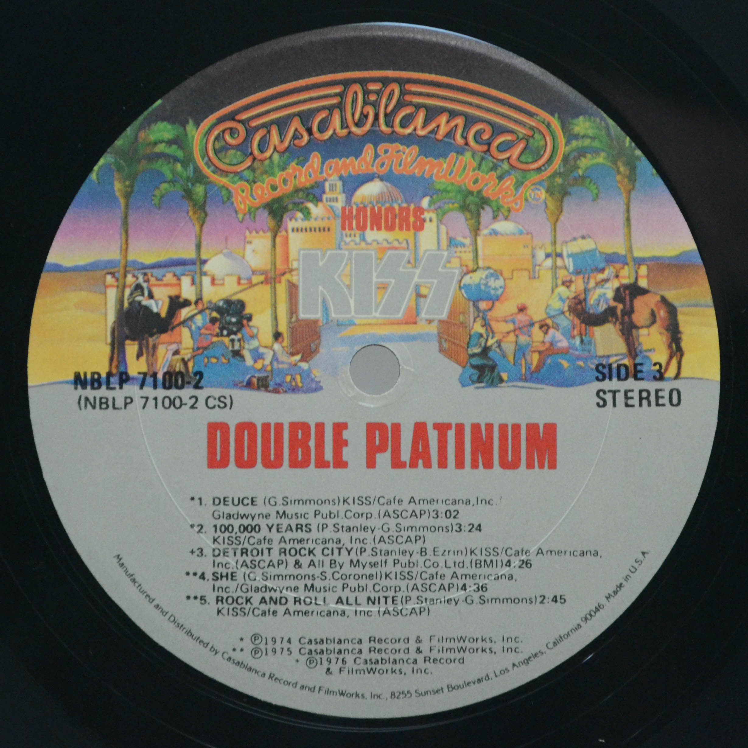 Виниловая пластинка Kiss — Double Platinum (2LP, 1-st, USA), 1978