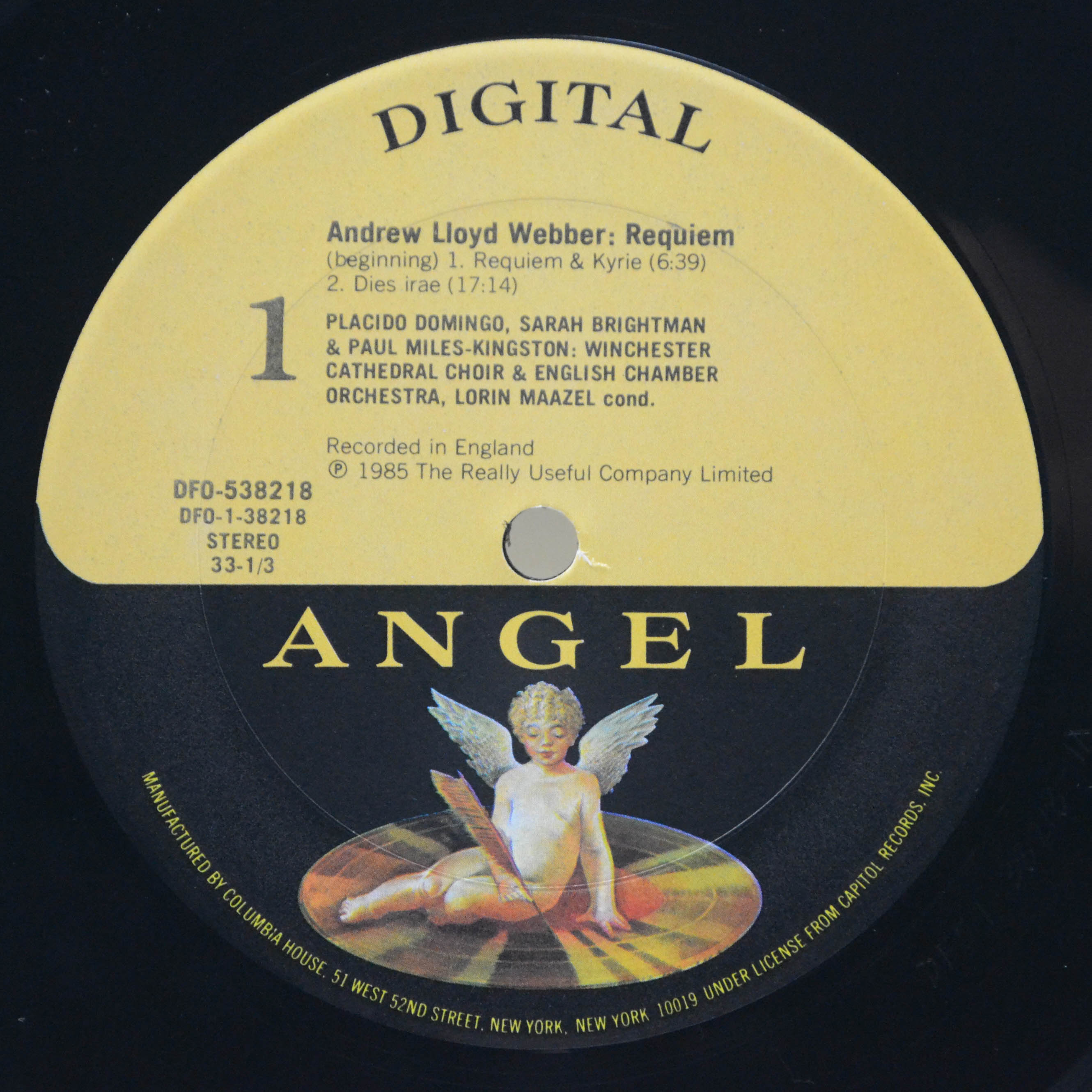 Andrew Lloyd Webber - Placido Domingo, Sarah Brightman, Lorin Maazel — Requiem, 1985