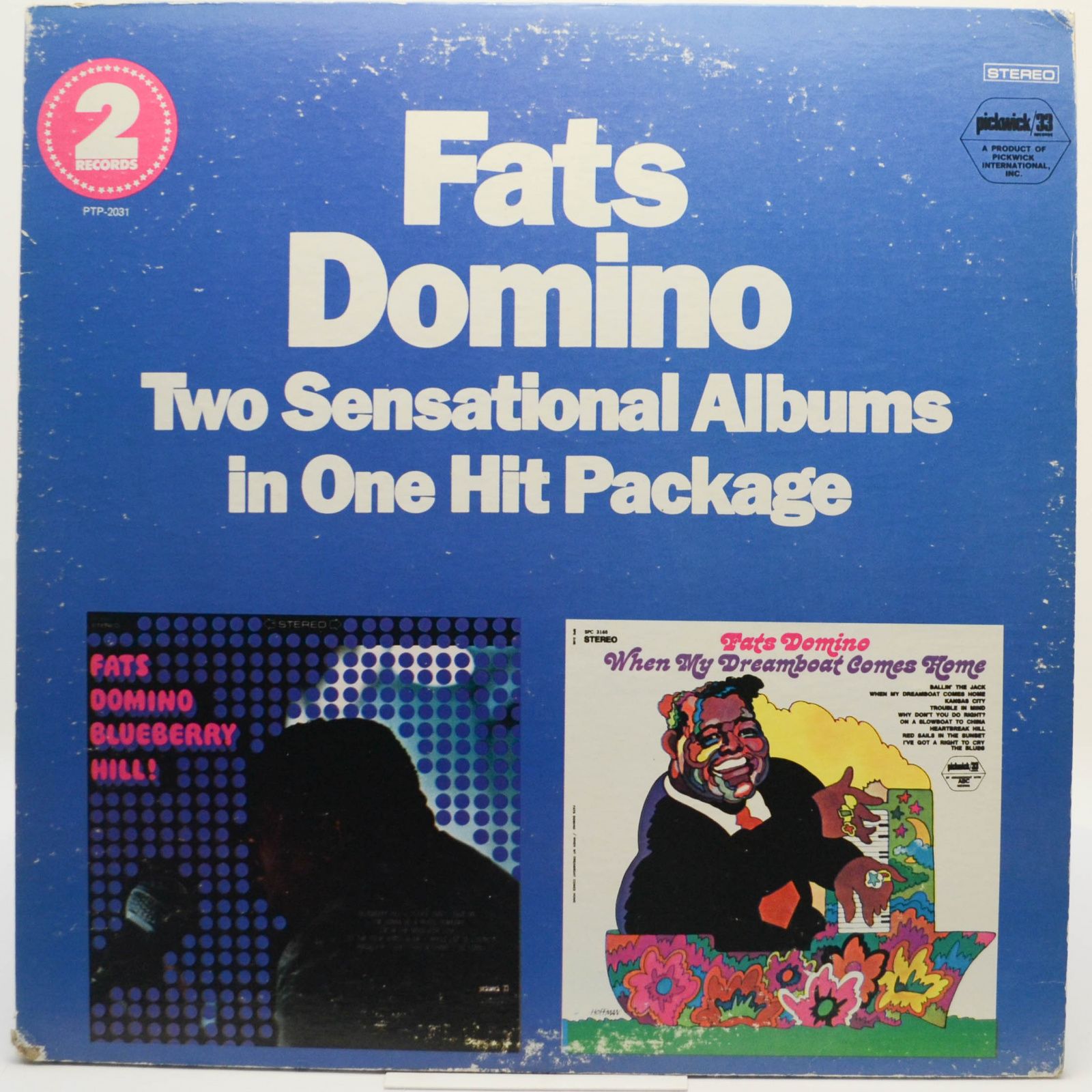 Fats Domino — When My Dreamboat Comes Home / Blueberry Hill (2LP), 1973