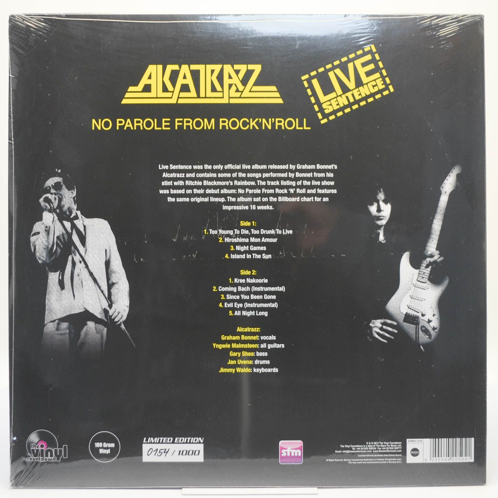 Alcatrazz — Live Sentence - No Parole From Rock 'n' Roll (UK), 2013